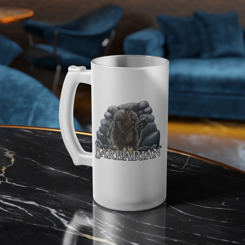 Frosted Beer Mug — D&D Class 'Barbarian'
