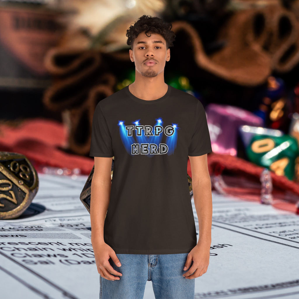 TTRPG Nerd Tee — Tabletop Roleplaying Game Shirt for Gamers