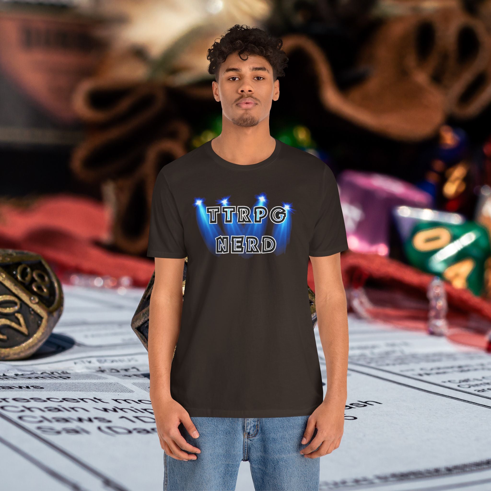TTRPG Nerd Tee — Tabletop Roleplaying Game Shirt for Gamers