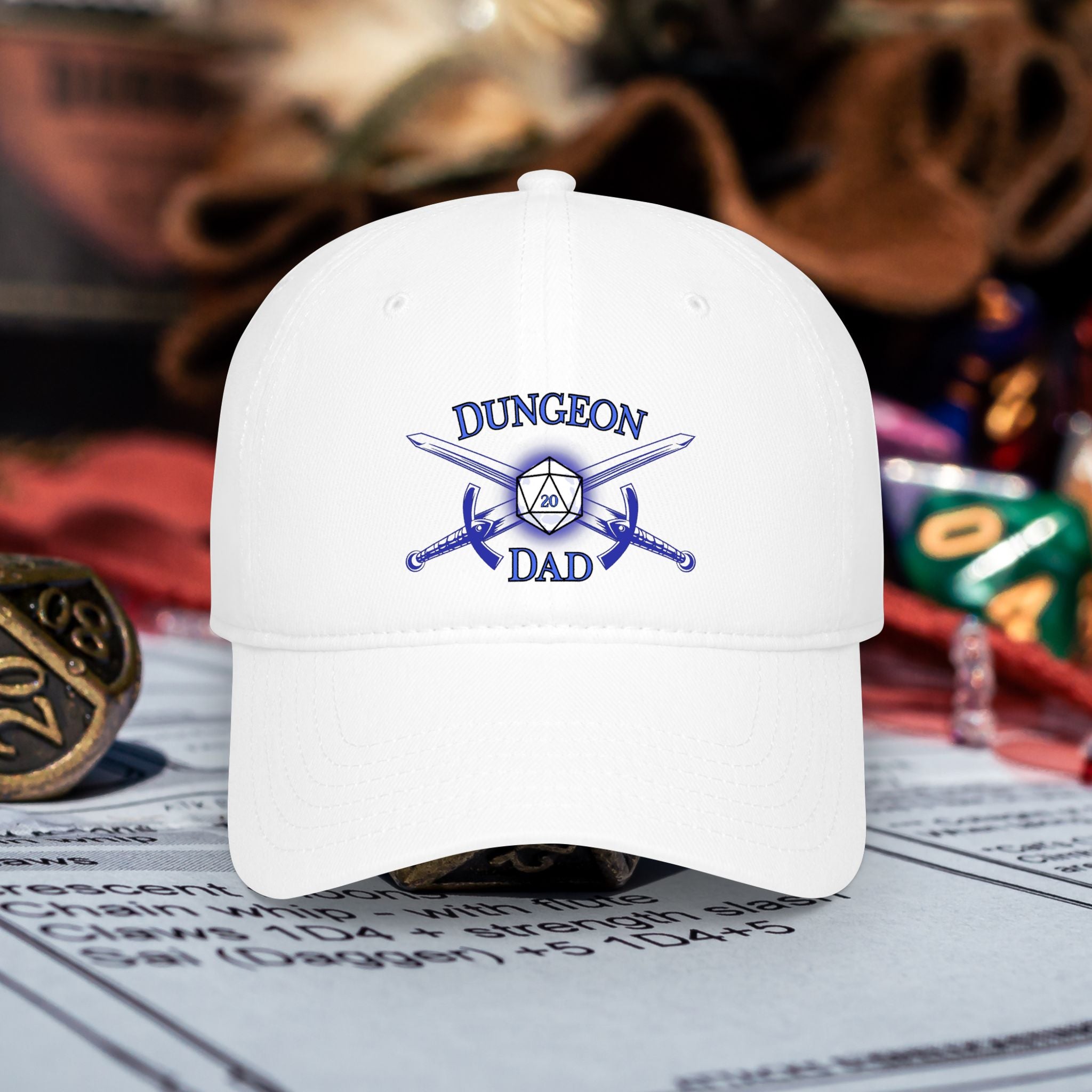 Dungeon Dad Baseball Cap-D&D Dungeon Dad Hat
