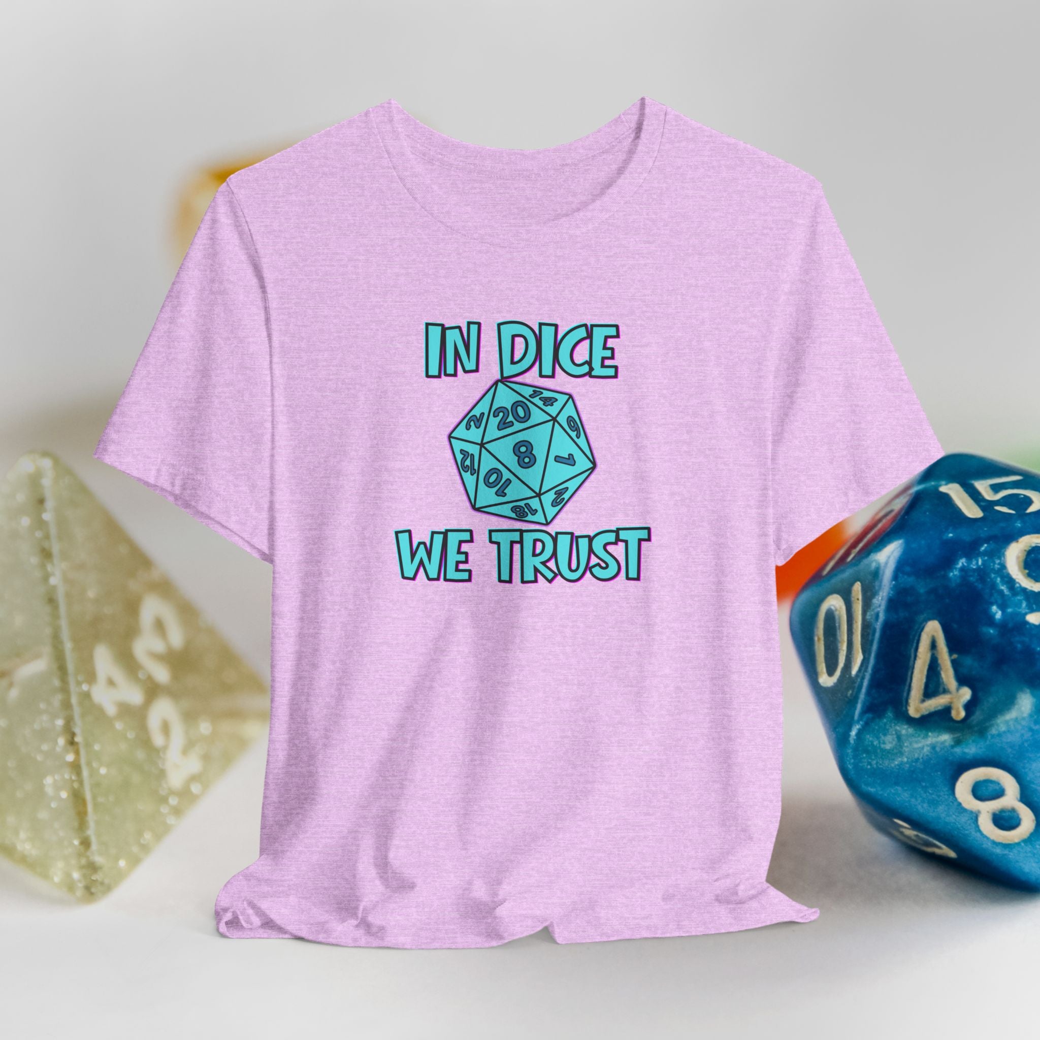 In Dice We Trust D20 T-Shirt — Gamer Dungeons & Dragons Tee