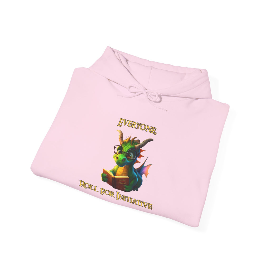 Hoodie — “Everyone Roll for Initiative” Fantasy RPG Dragon Hoodie