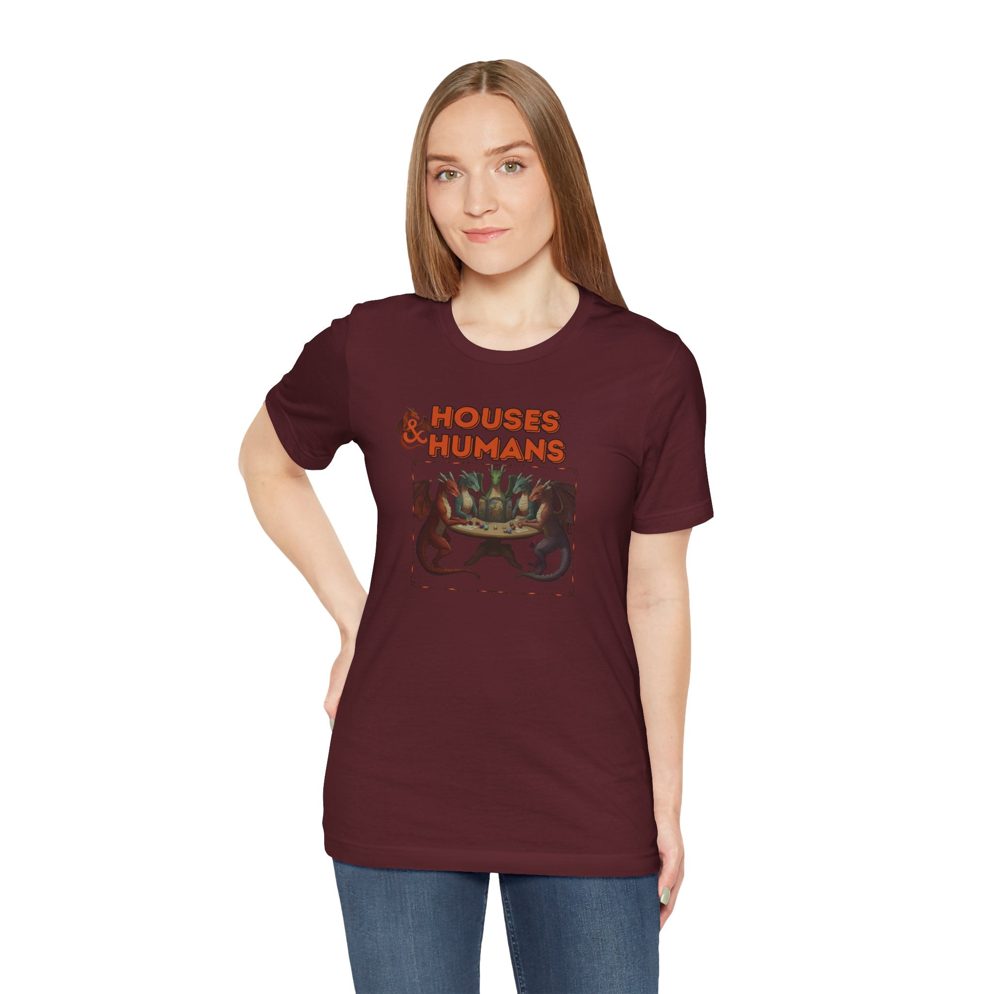 T-Shirt — "Houses & Humans" Fantasy Graphic Tee