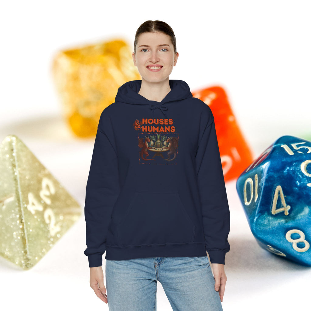 Houses & Humans Hoodie – Cozy D&D Fantasy Gaming Sweatshirt