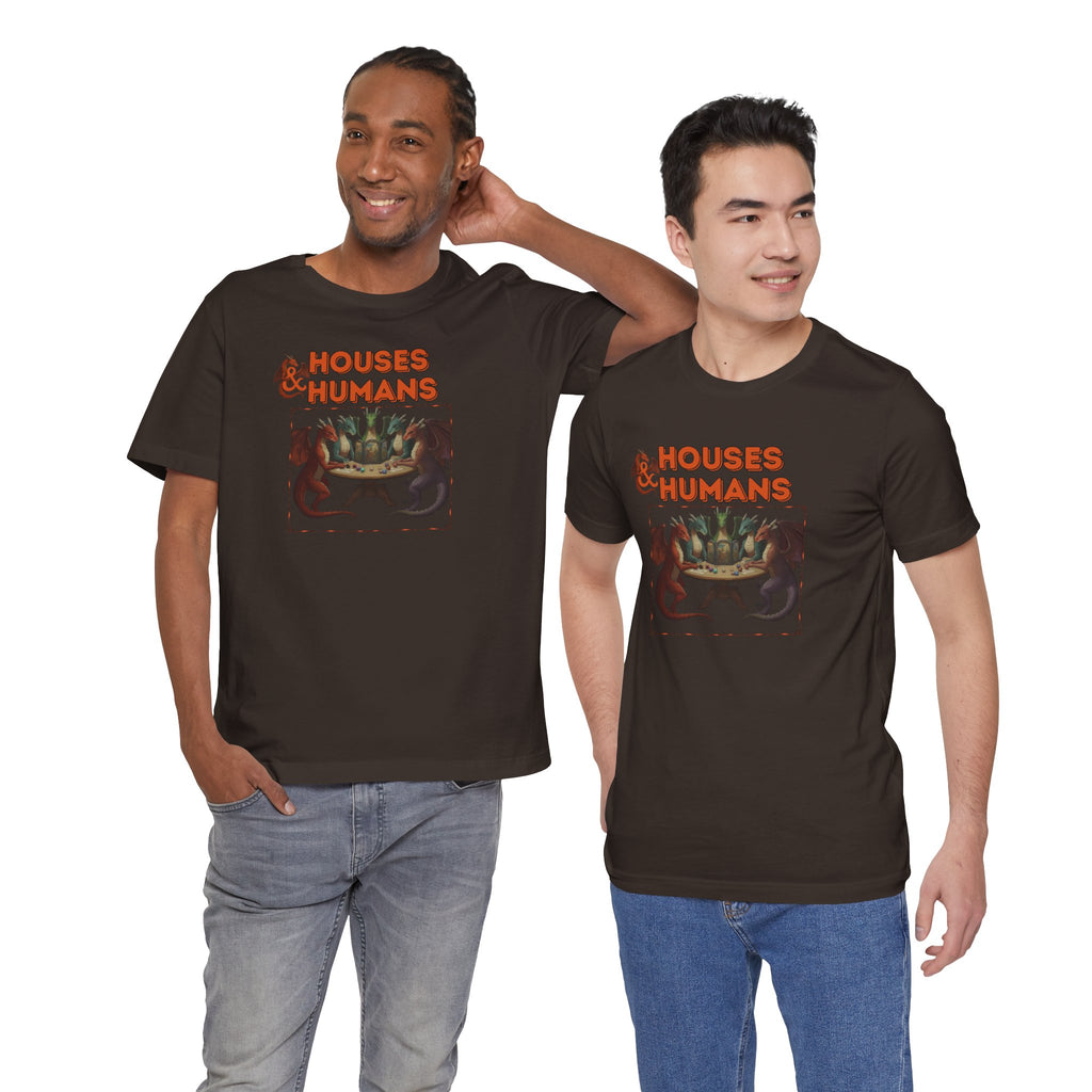 T-Shirt — "Houses & Humans" Fantasy Graphic Tee