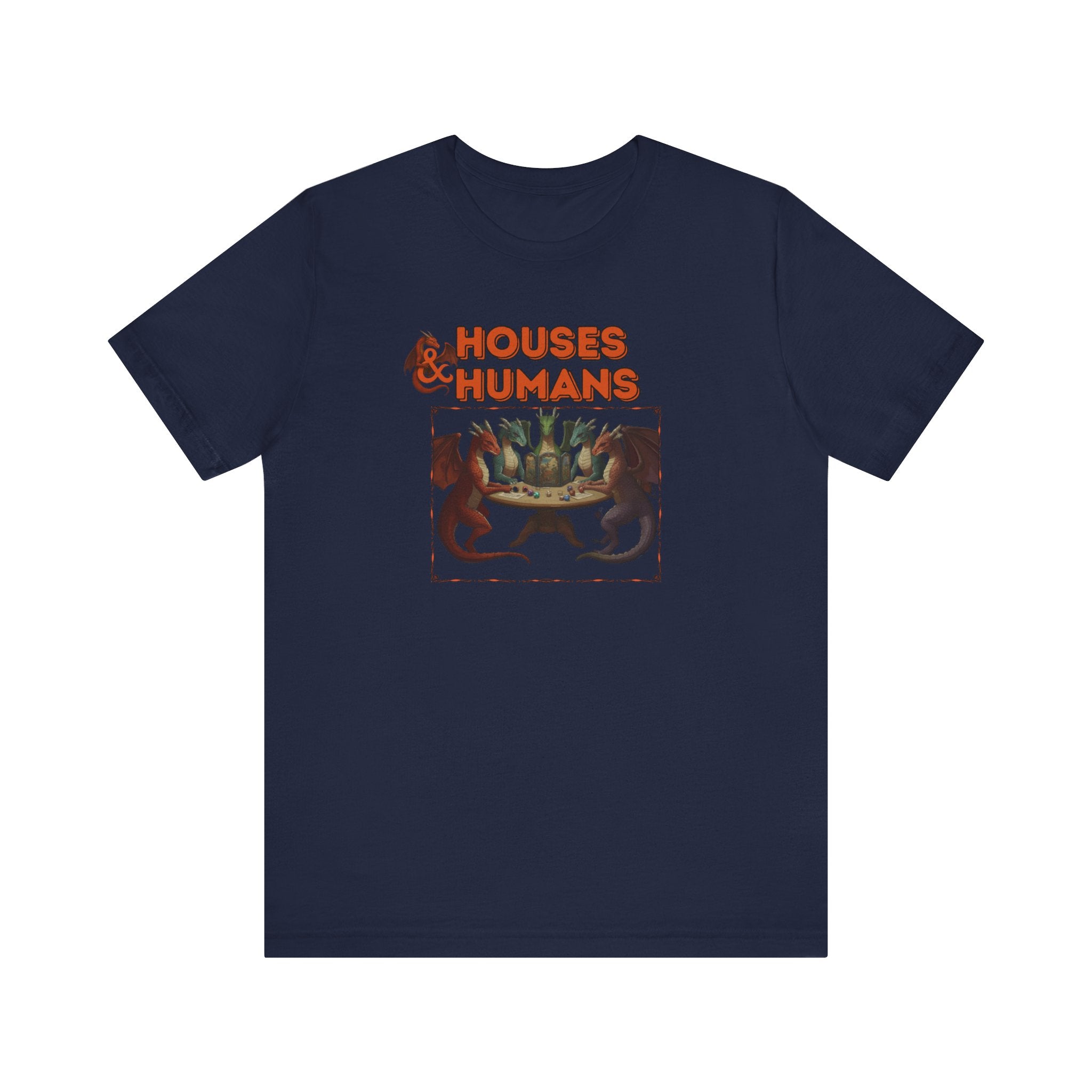 T-Shirt — "Houses & Humans" Fantasy Graphic Tee