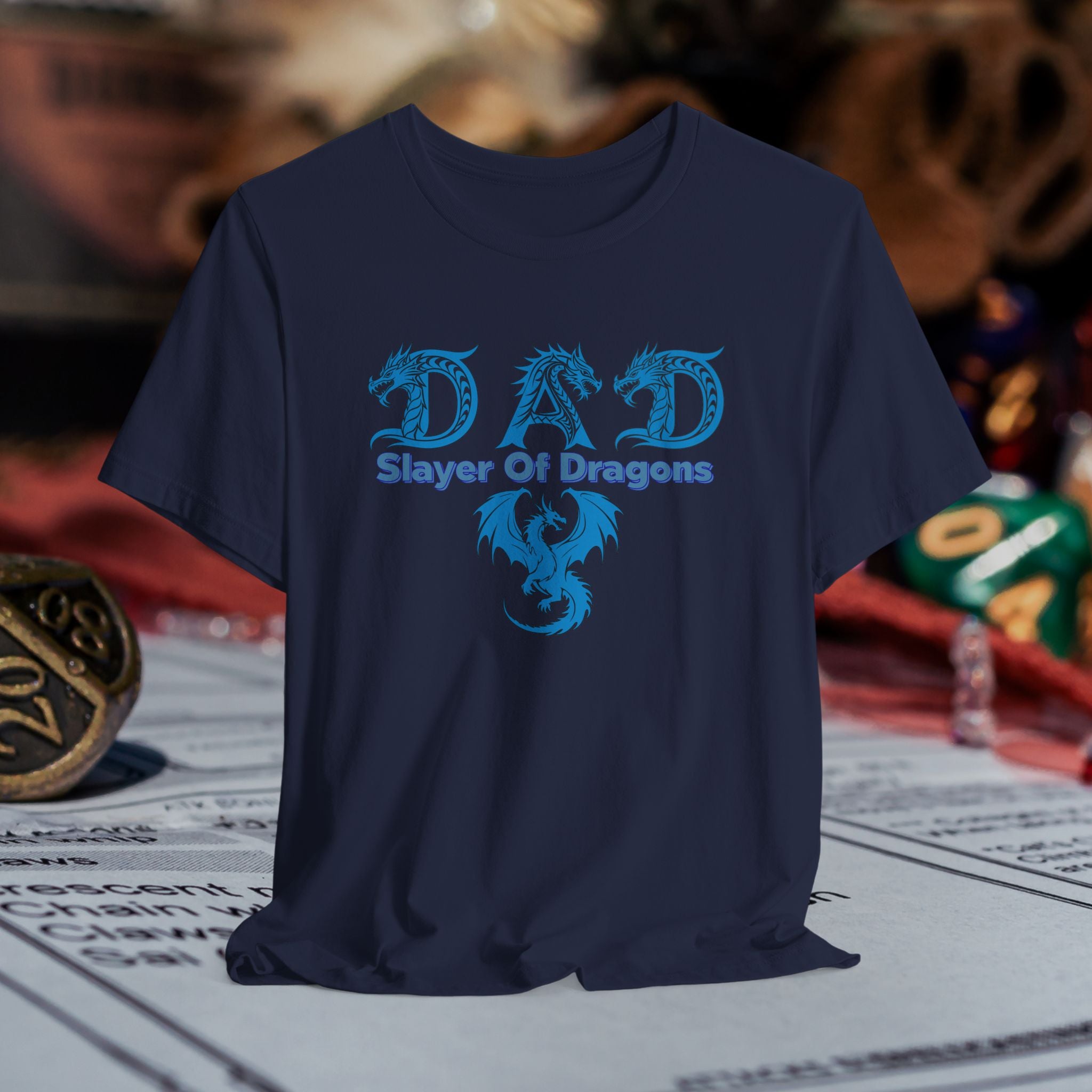Dad Slayer of Dragons T-Shirt — Funny Father’s Day Dragon Slayer Tee
