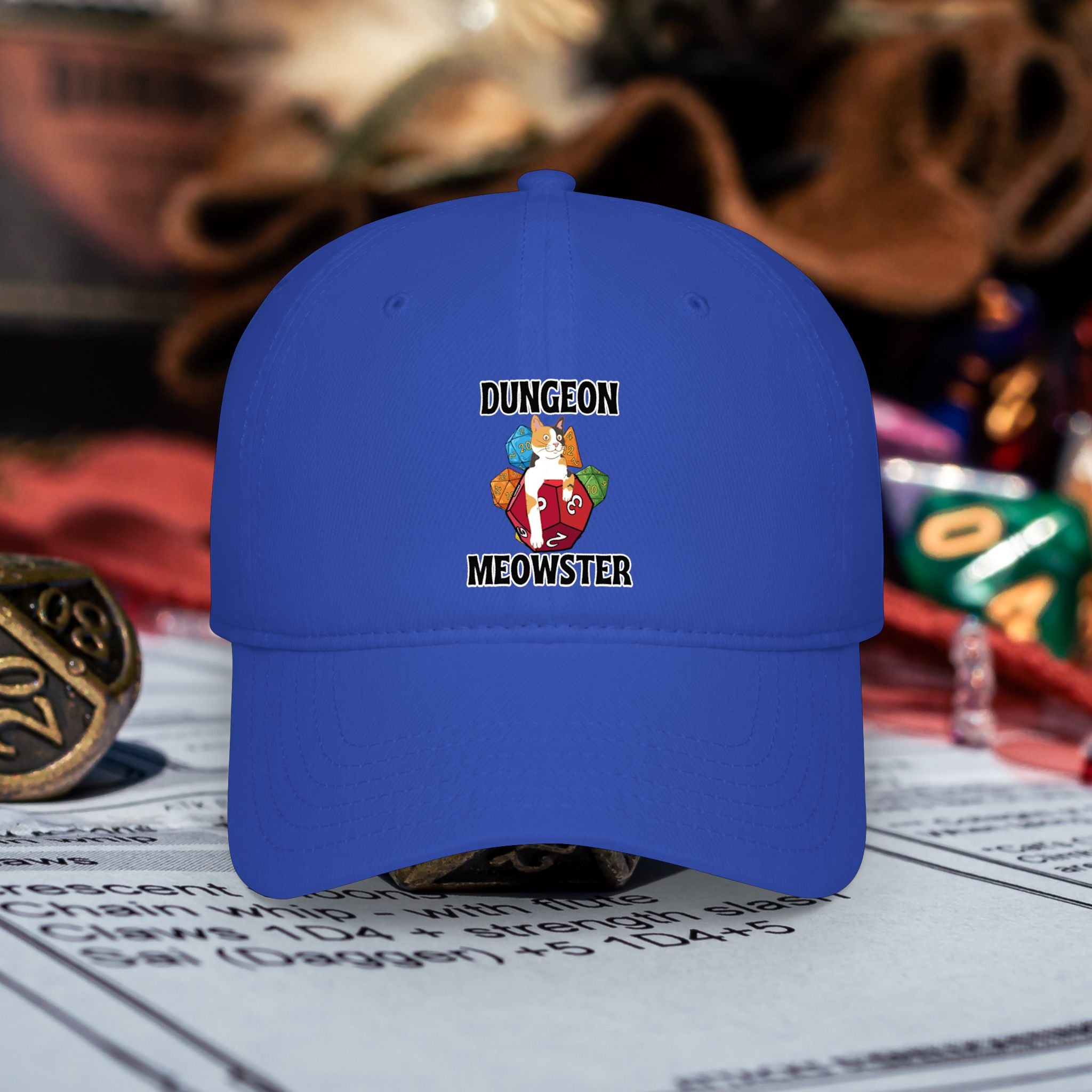 Dungeon Meowster Low-Profile Baseball Cap