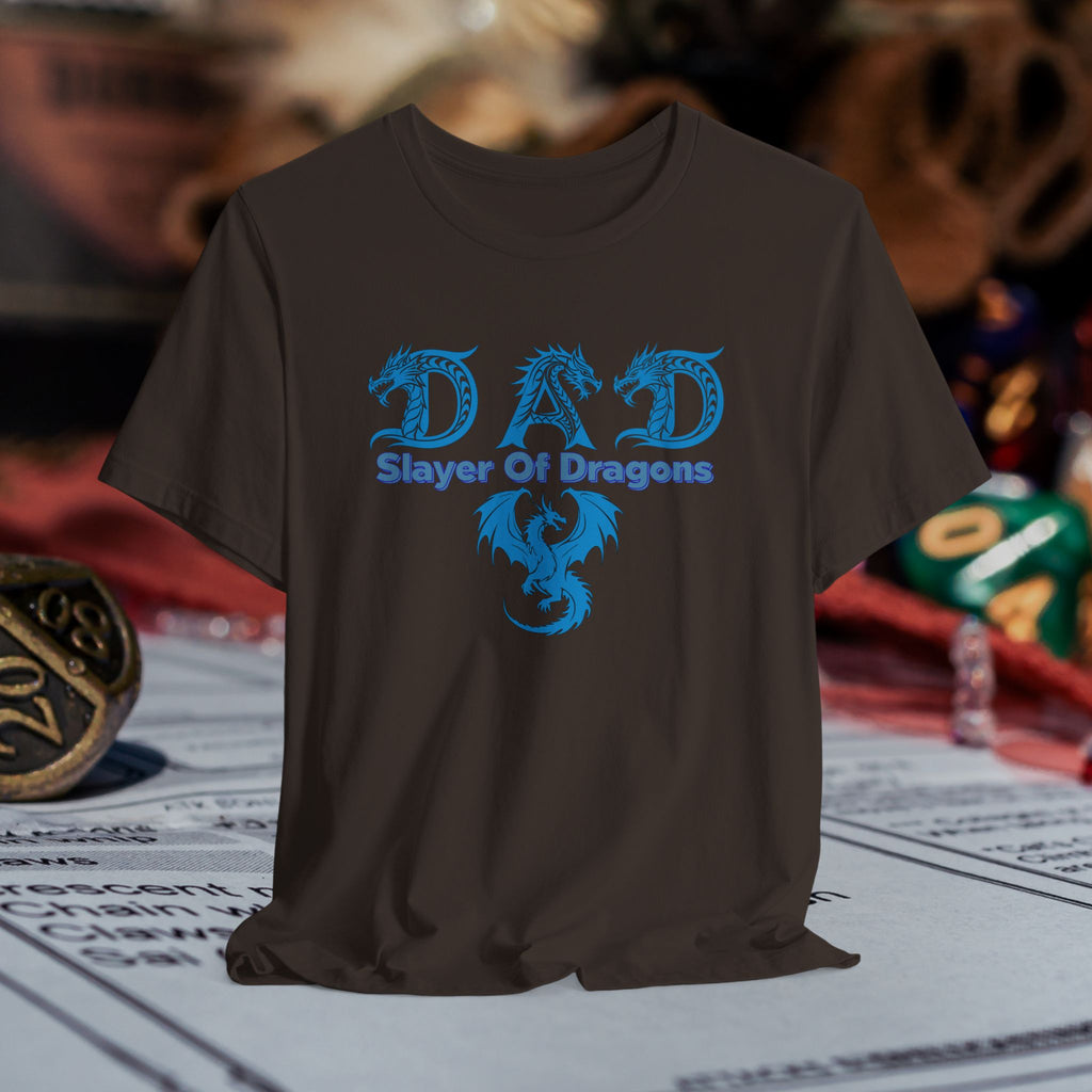 Dad Slayer of Dragons T-Shirt — Funny Father’s Day Dragon Slayer Tee