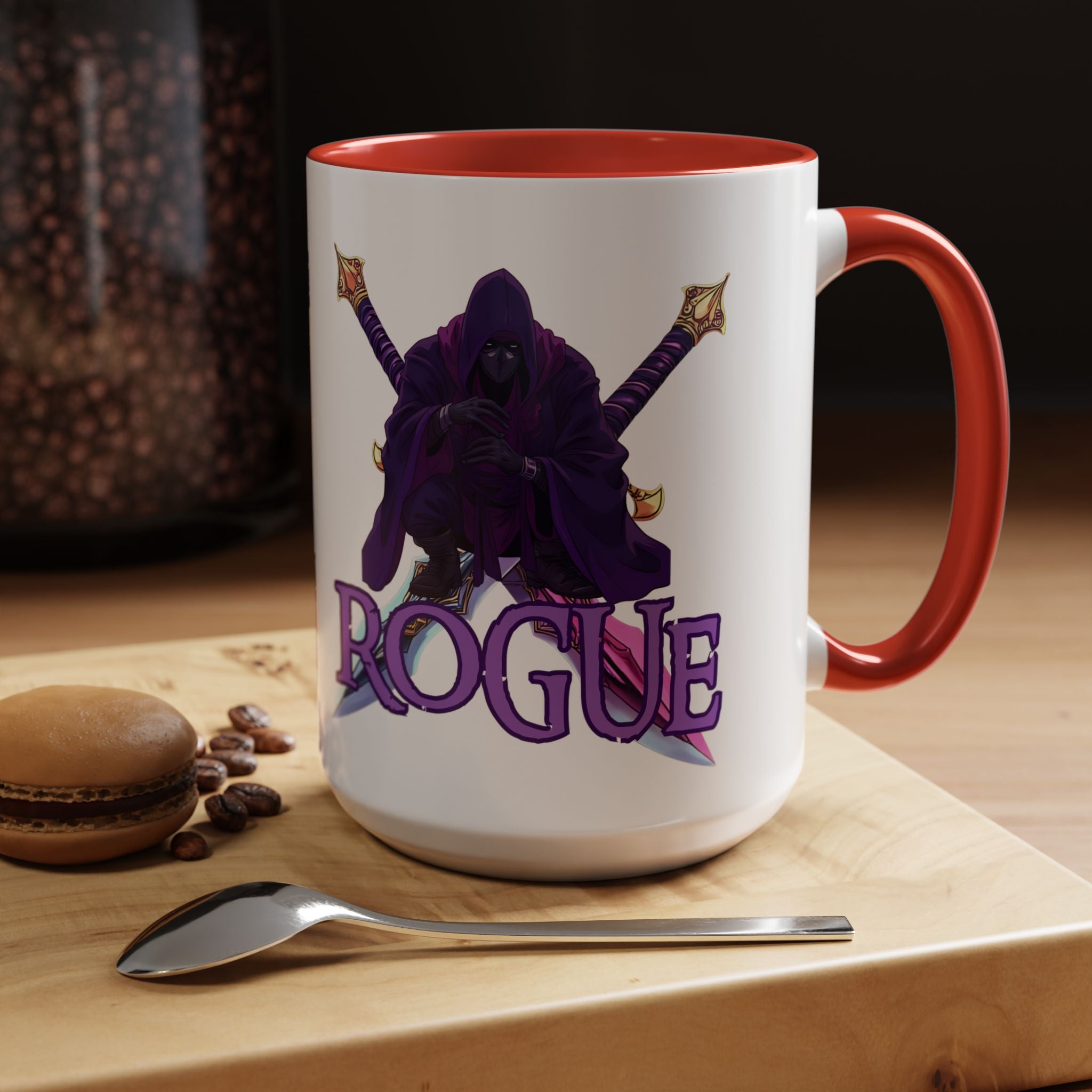 Rogue Gamer Accent Coffee Mug – D&D  Rogue Design (11/15oz)