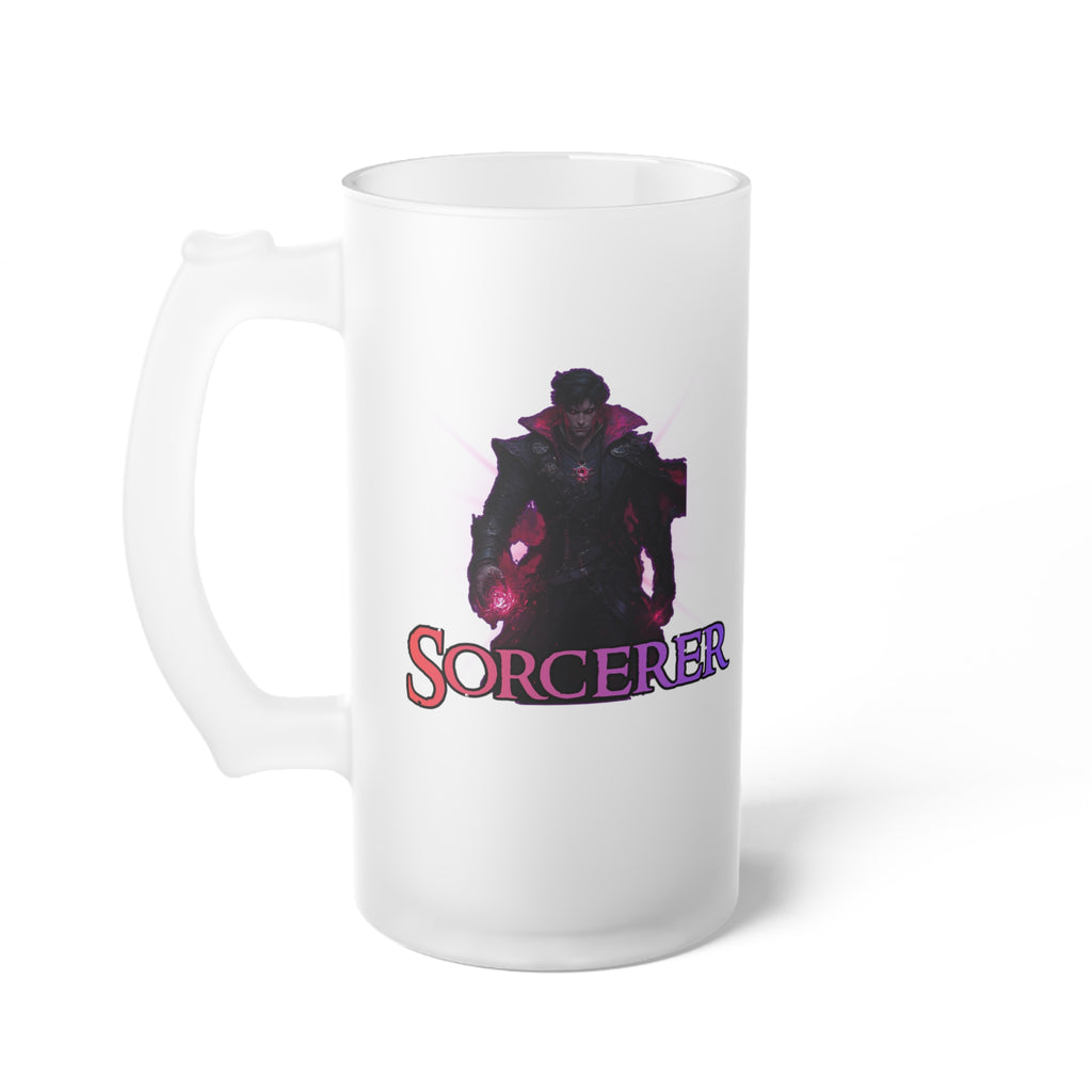 Frosted Sorcerer Beer/ Mead Mug —  D&D Class Sorcerer