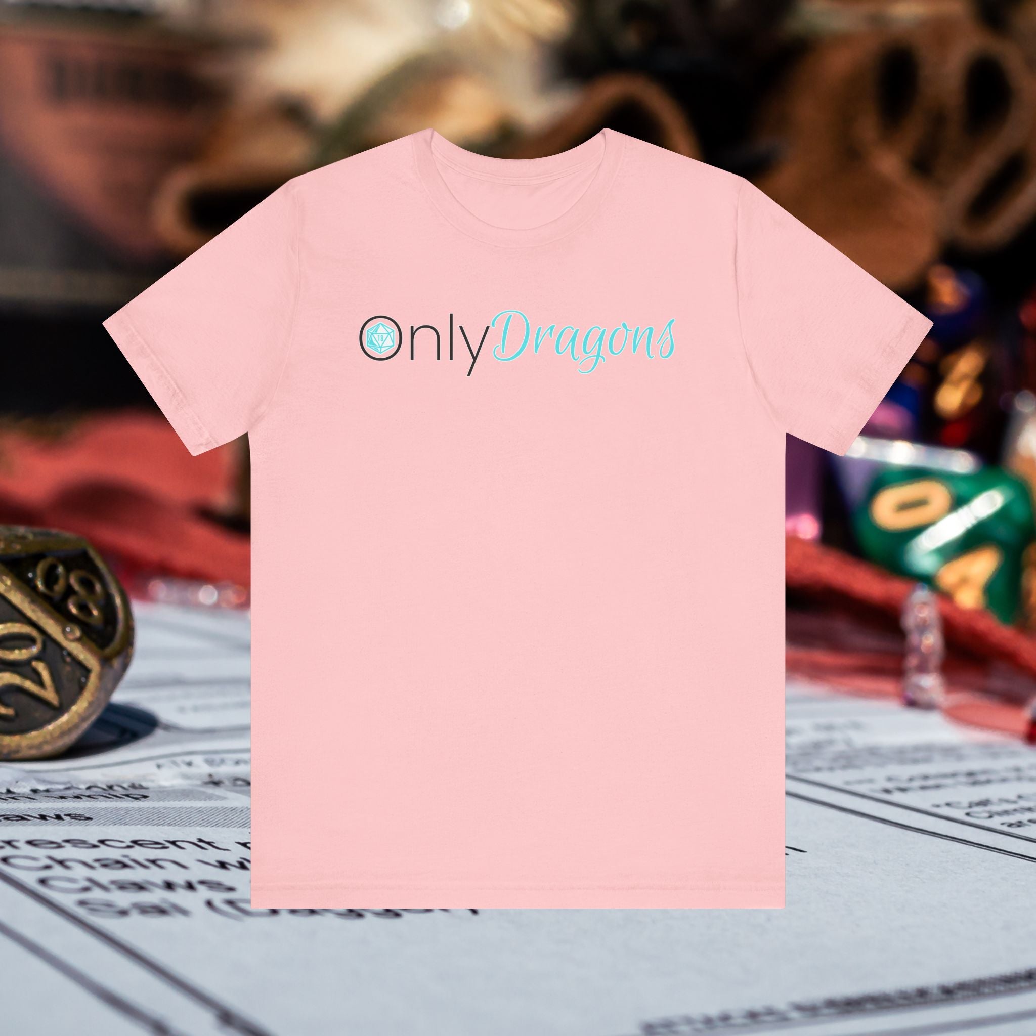 Only Dragons T‑Shirt — Fantasy RPG Gamer Tee