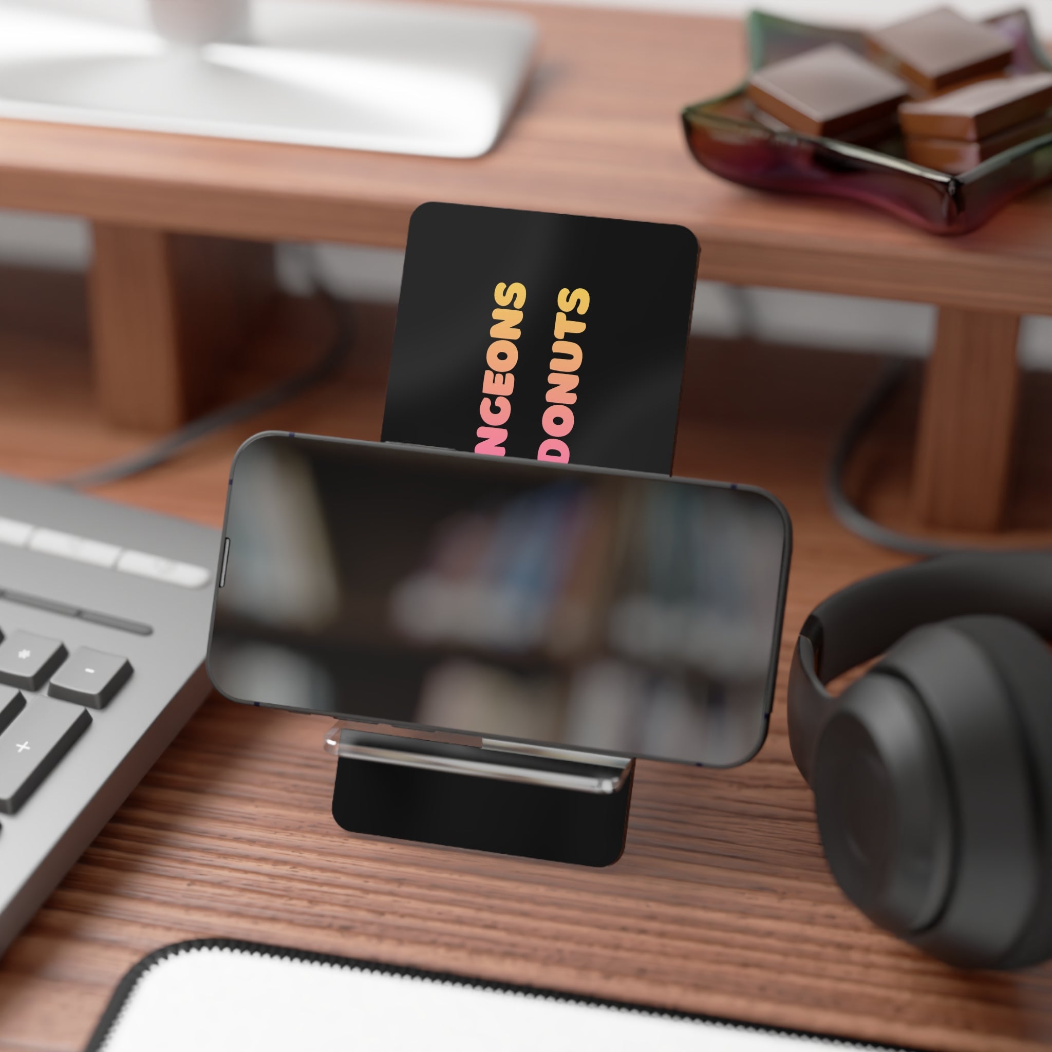 Dungeons & Donuts Phone Stand