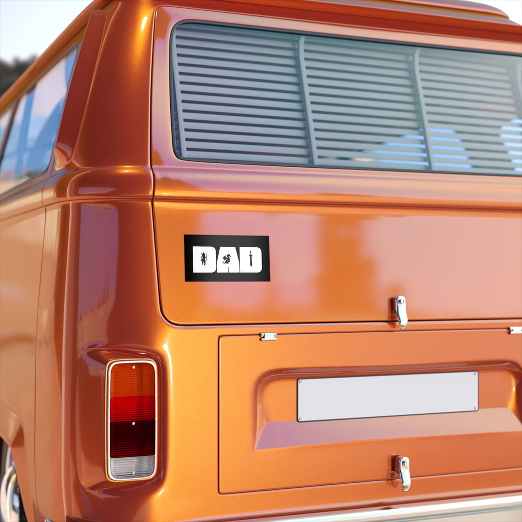 Dad Fantasy Bumper Sticker — RPG Dad D&D Car Decal