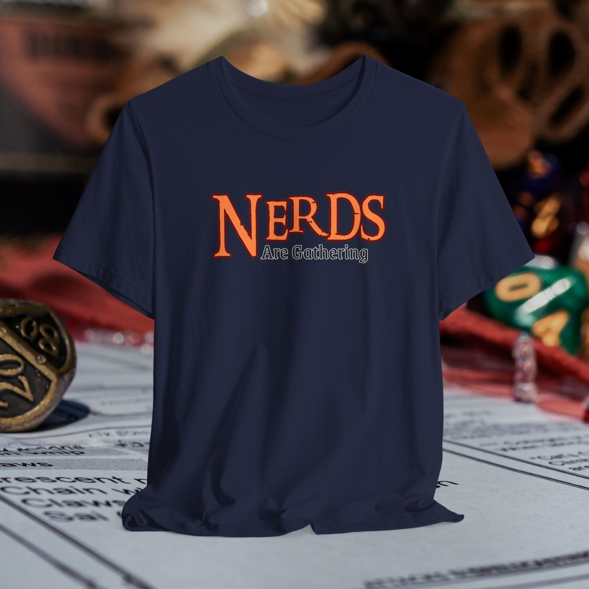 Nerds Are Gathering T‑Shirt — RPG Gamer D&D Tabletop Tee