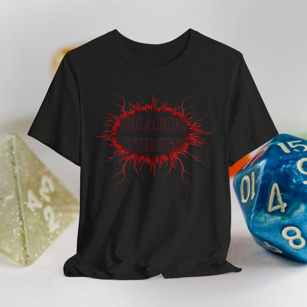 Dragon Things T-Shirt — Graphic (RPG Dice Gamer Tee)