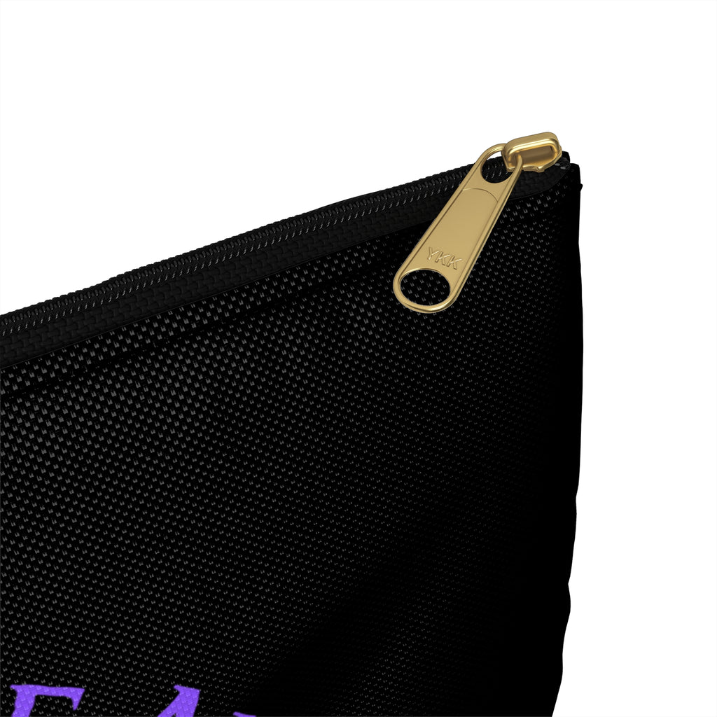 Accessory/Dice Pouch — "Powered by Dice and Bad Decisions" RPG Dice Travel Bag
