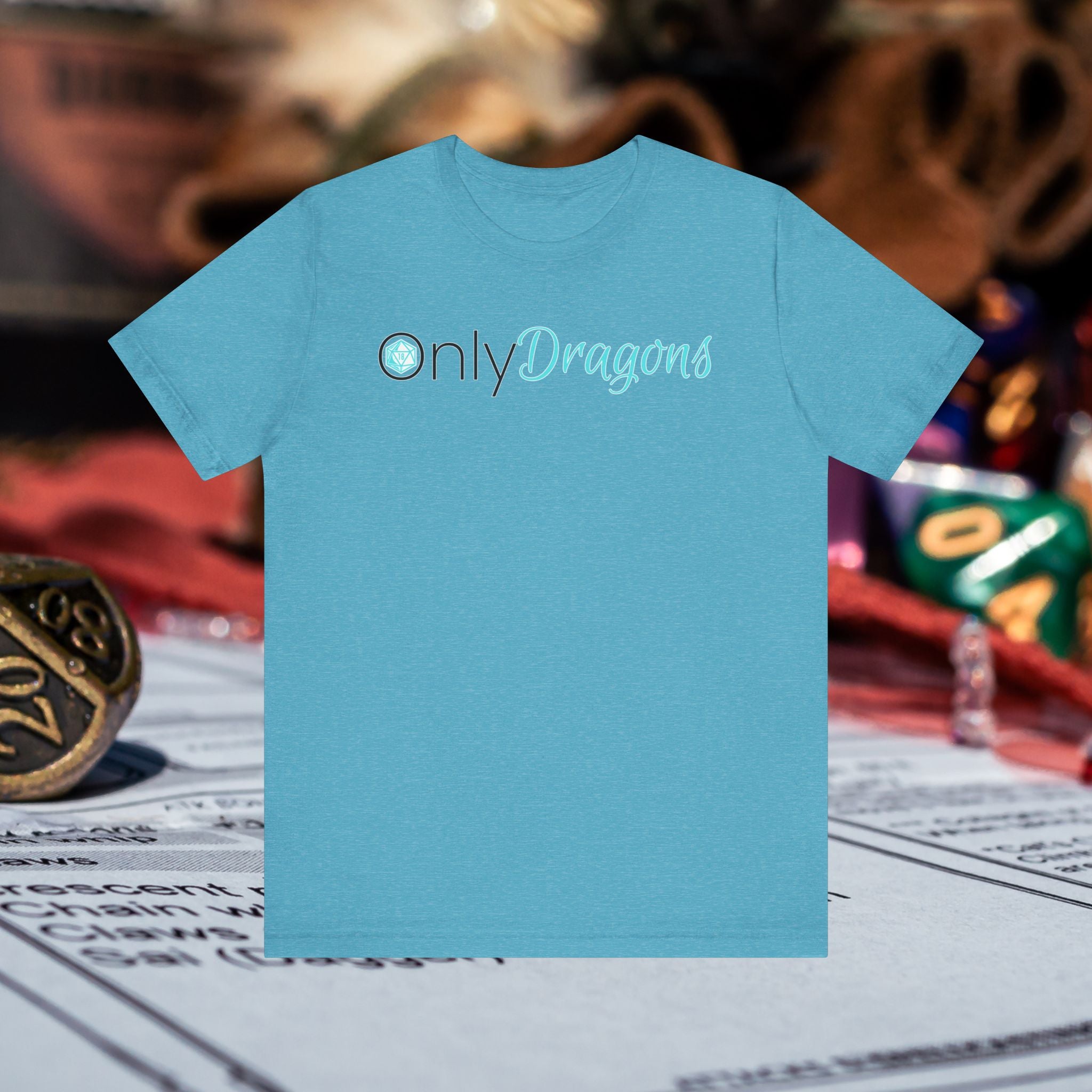 Only Dragons T‑Shirt — Fantasy RPG Gamer Tee