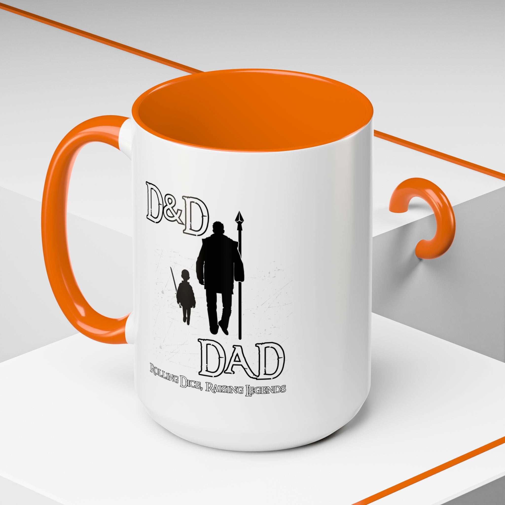 D&D Dad Accent Coffee 15 ozMug — Roleplay Father & Child Gaming Gift