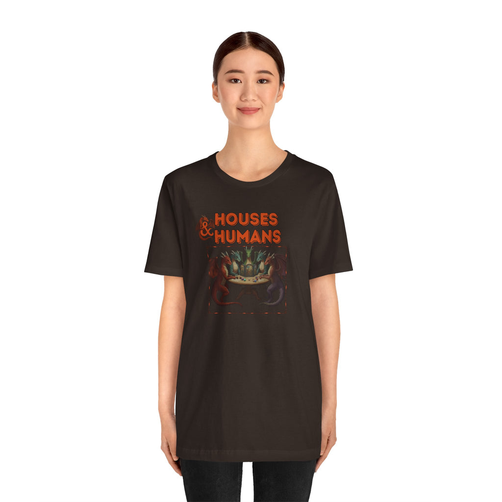 T-Shirt — "Houses & Humans" Fantasy Graphic Tee