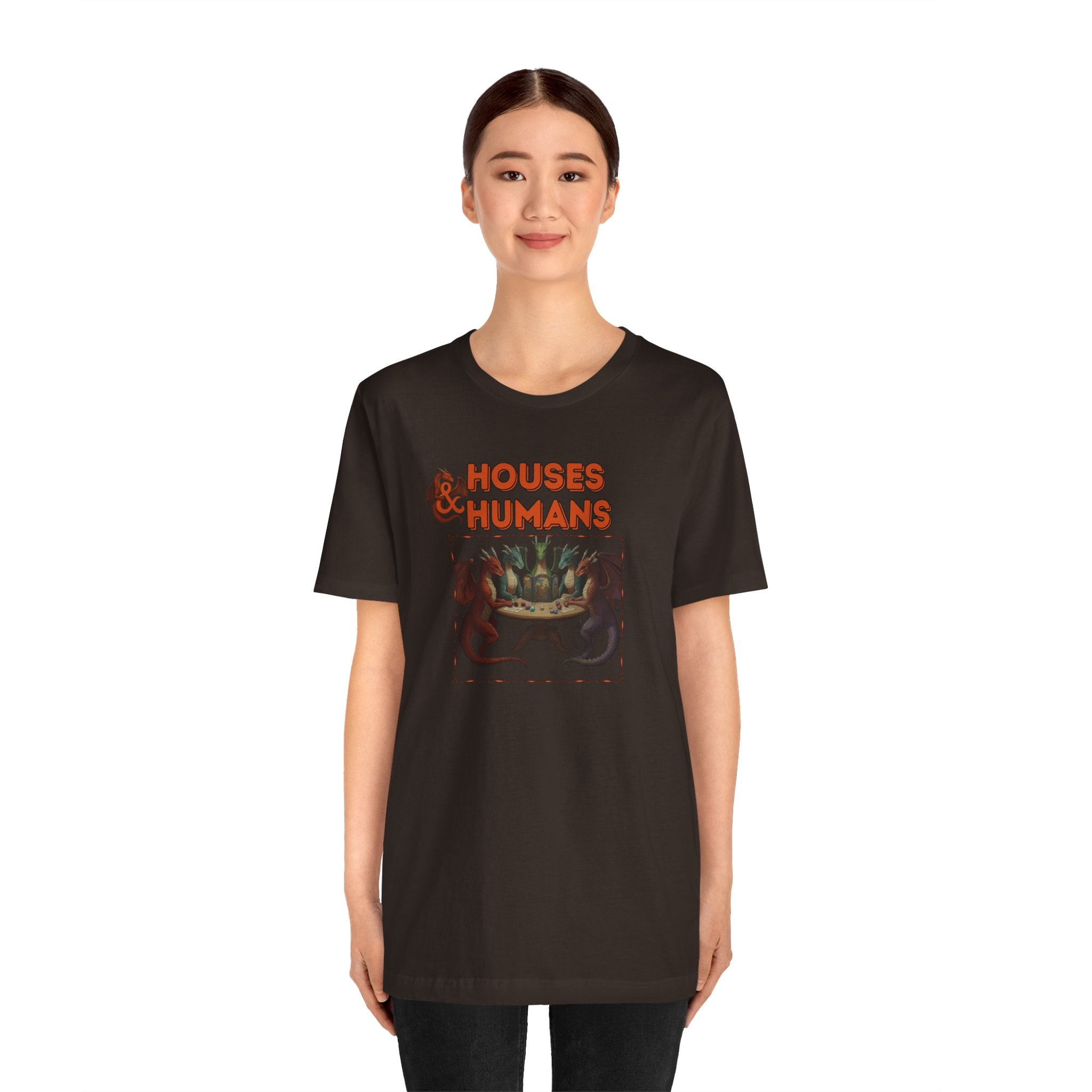 T-Shirt — "Houses & Humans" Fantasy Graphic Tee