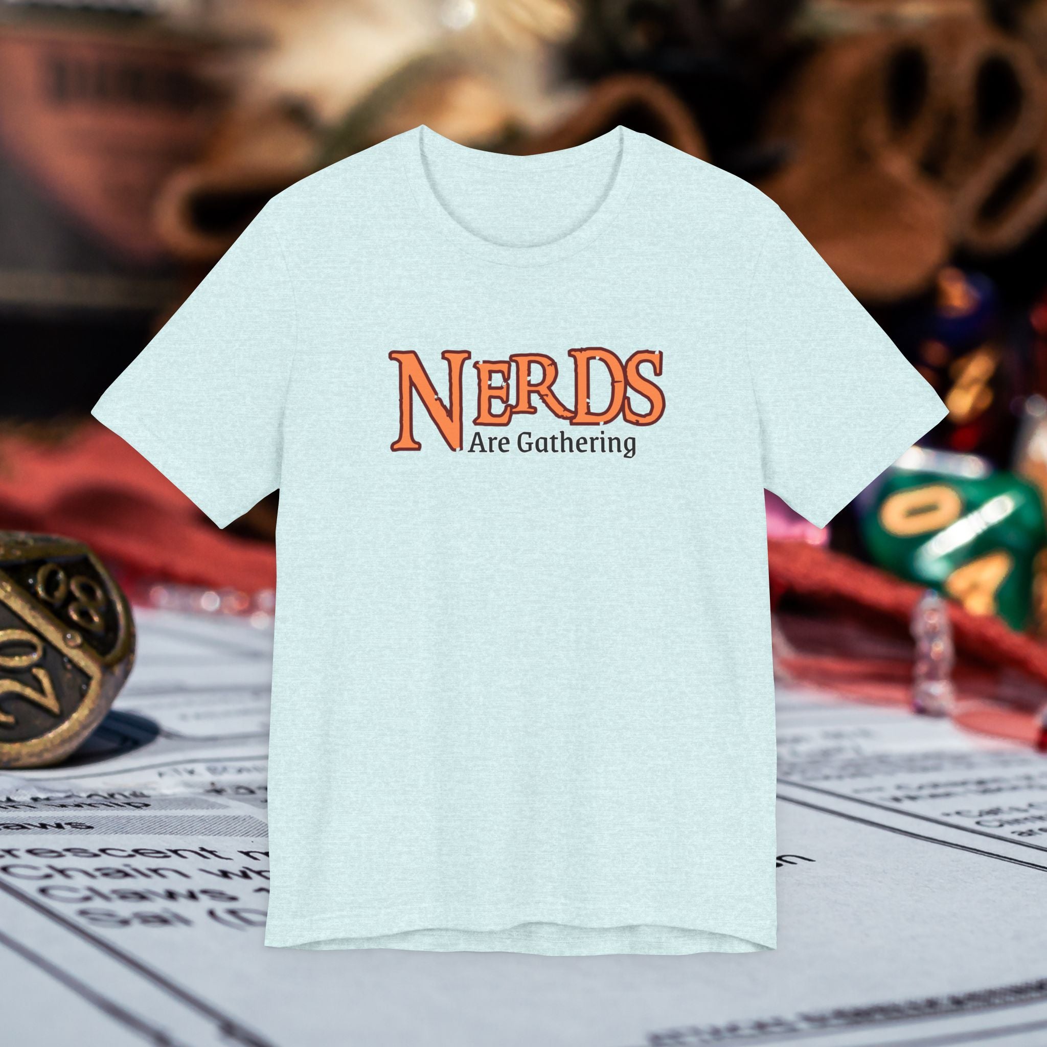 Nerds Are Gathering T‑Shirt — RPG Gamer D&D Tabletop Tee
