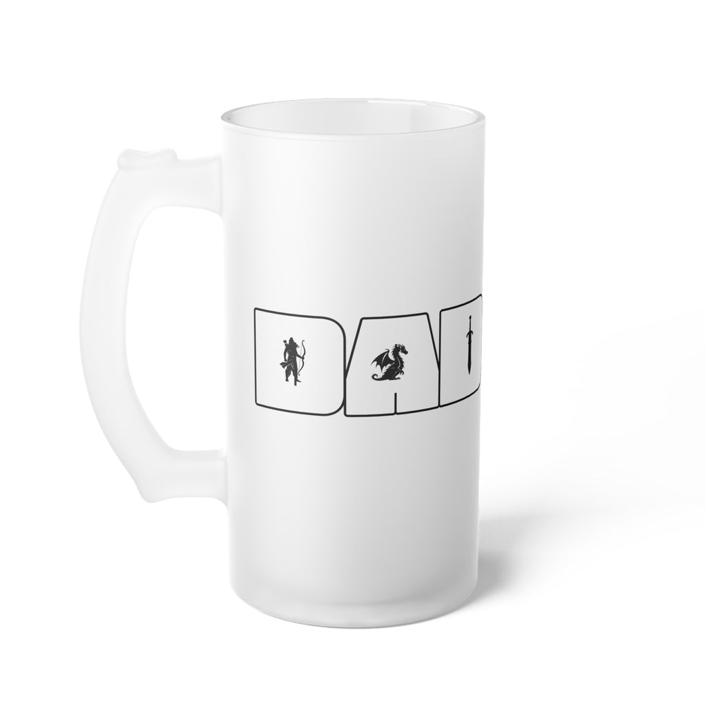 Dad Frosted Beer Mug — Rpg Dad Beer Mug