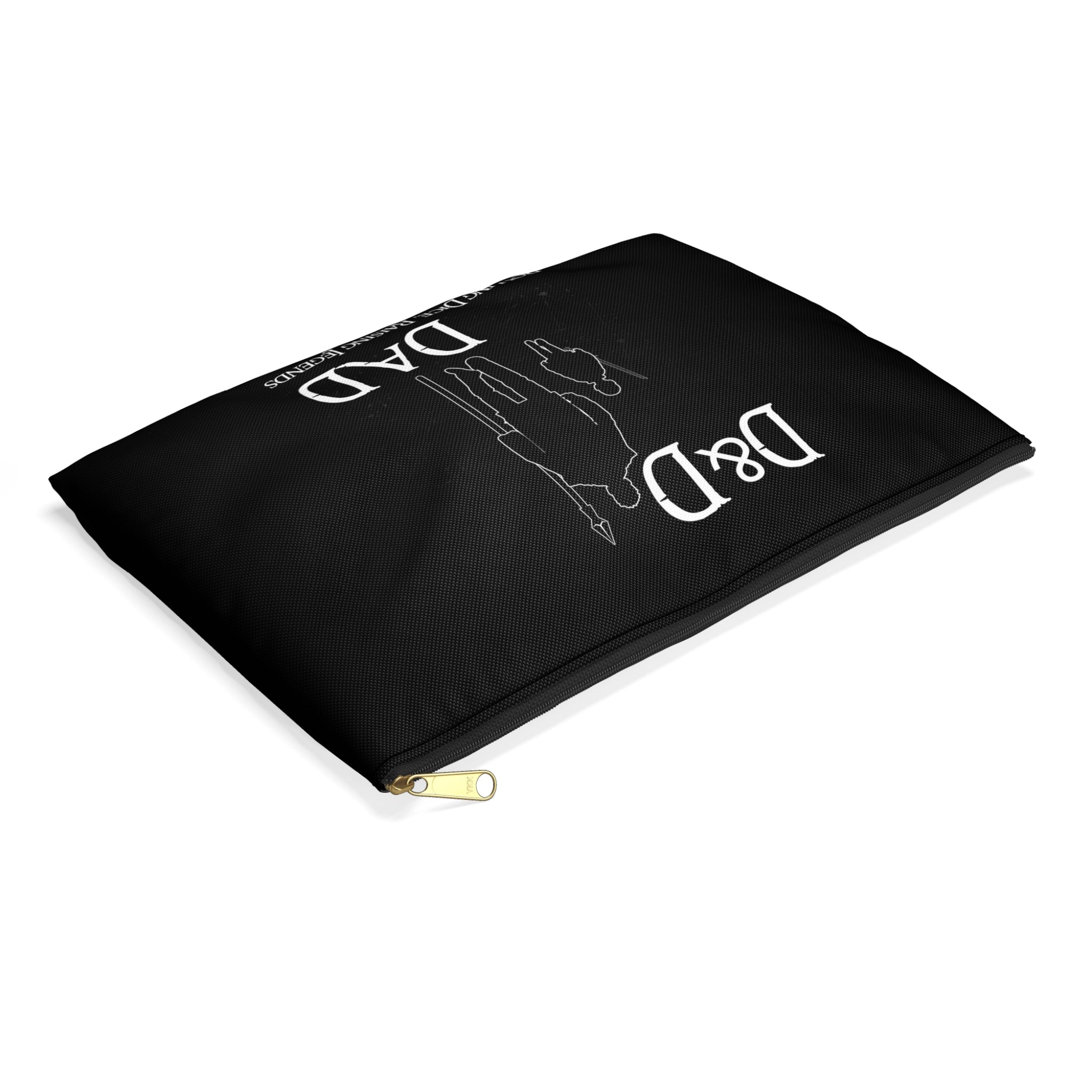 D&D Dad Dice Bag— Rolling Dice, Raising Legends Zip Pouch