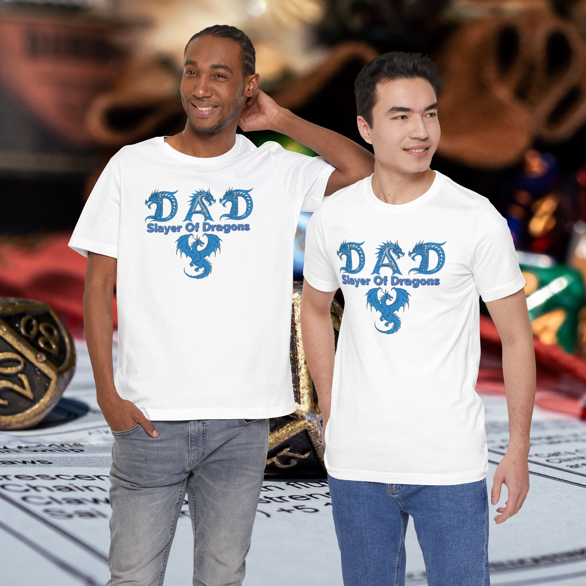 Dad Slayer of Dragons T-Shirt — Funny Father’s Day Dragon Slayer Tee