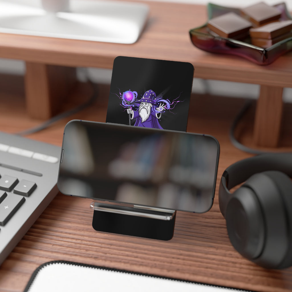 Wizard Phone Stand — Desktop Mobile Display Holder with Wizard Design