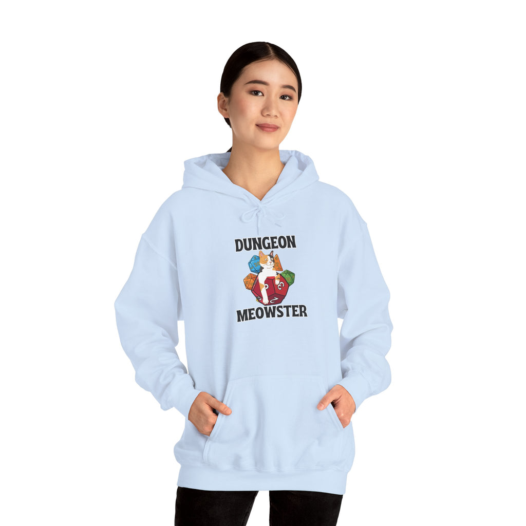Dungeon Meowster Hoodie - Cute D&D Cat Gamer Sweatshirt