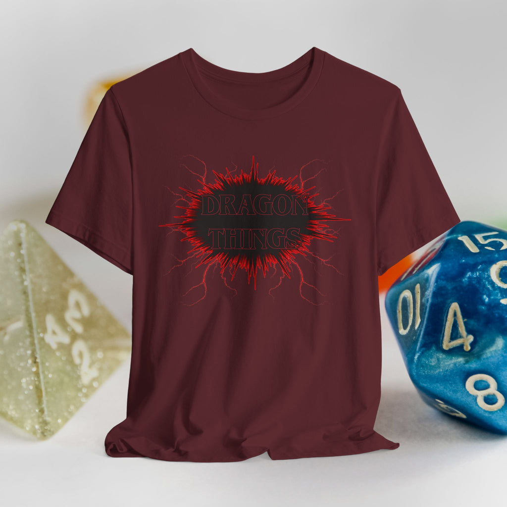 Dragon Things T-Shirt — Graphic (RPG Dice Gamer Tee)