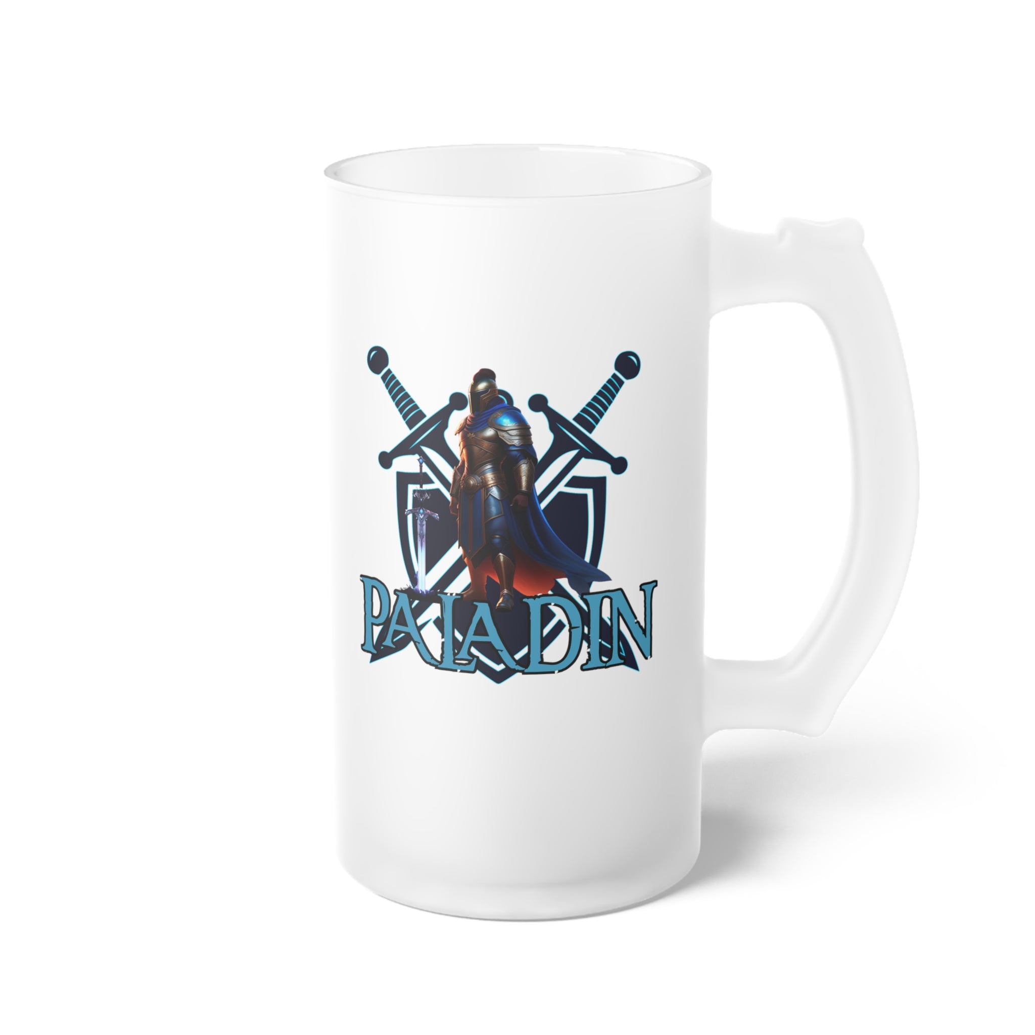 Frosted Paladin Beer/ Mead Mug — D&D Class Paladin  Beer Stein
