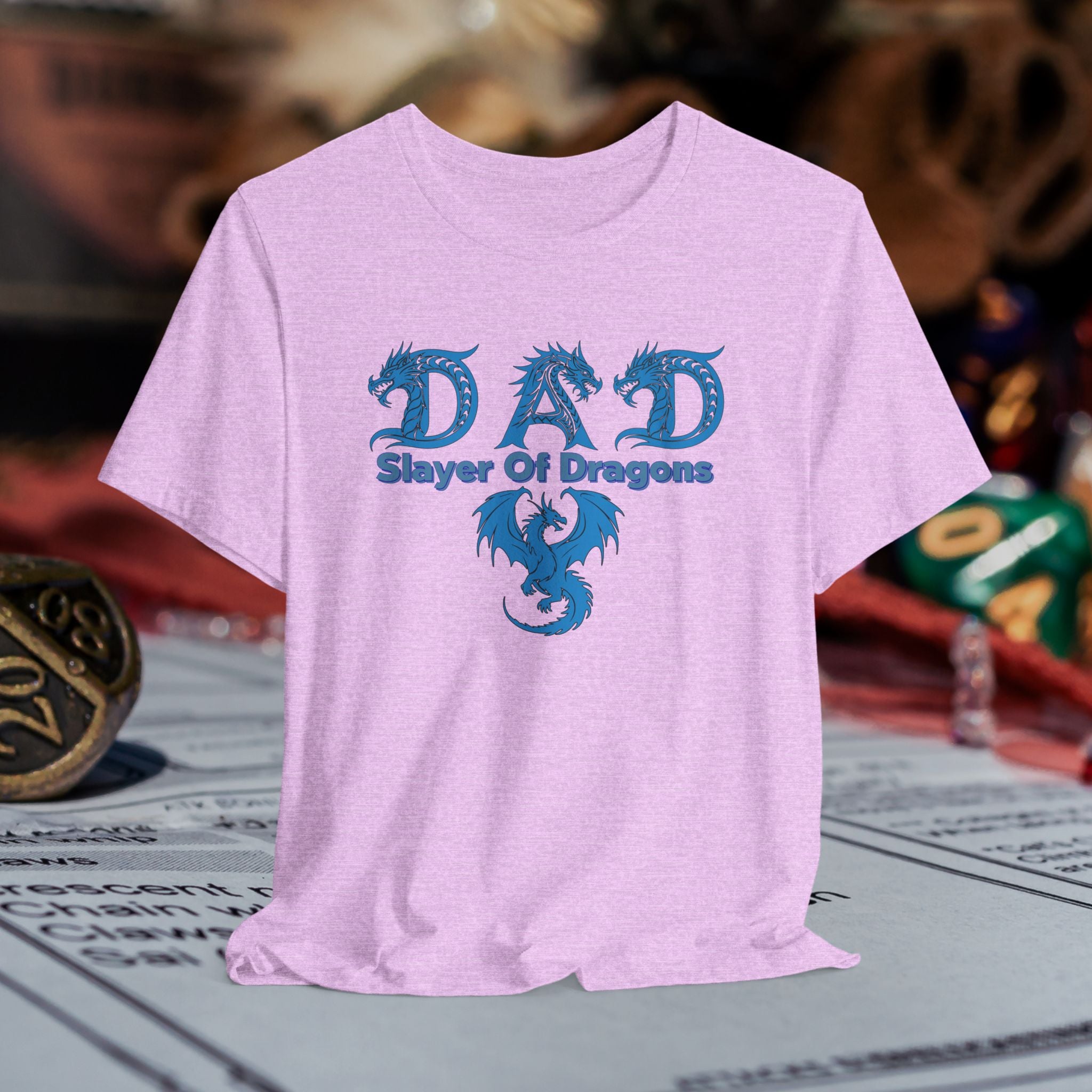 Dad Slayer of Dragons T-Shirt — Funny Father’s Day Dragon Slayer Tee