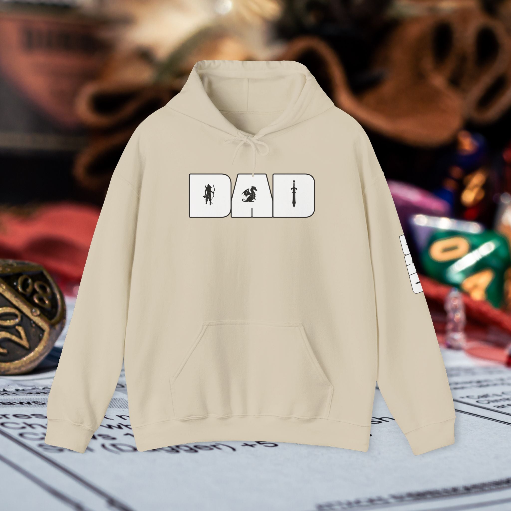 Rpg Dad Icon Hoodie — Badass Dad Hoodie