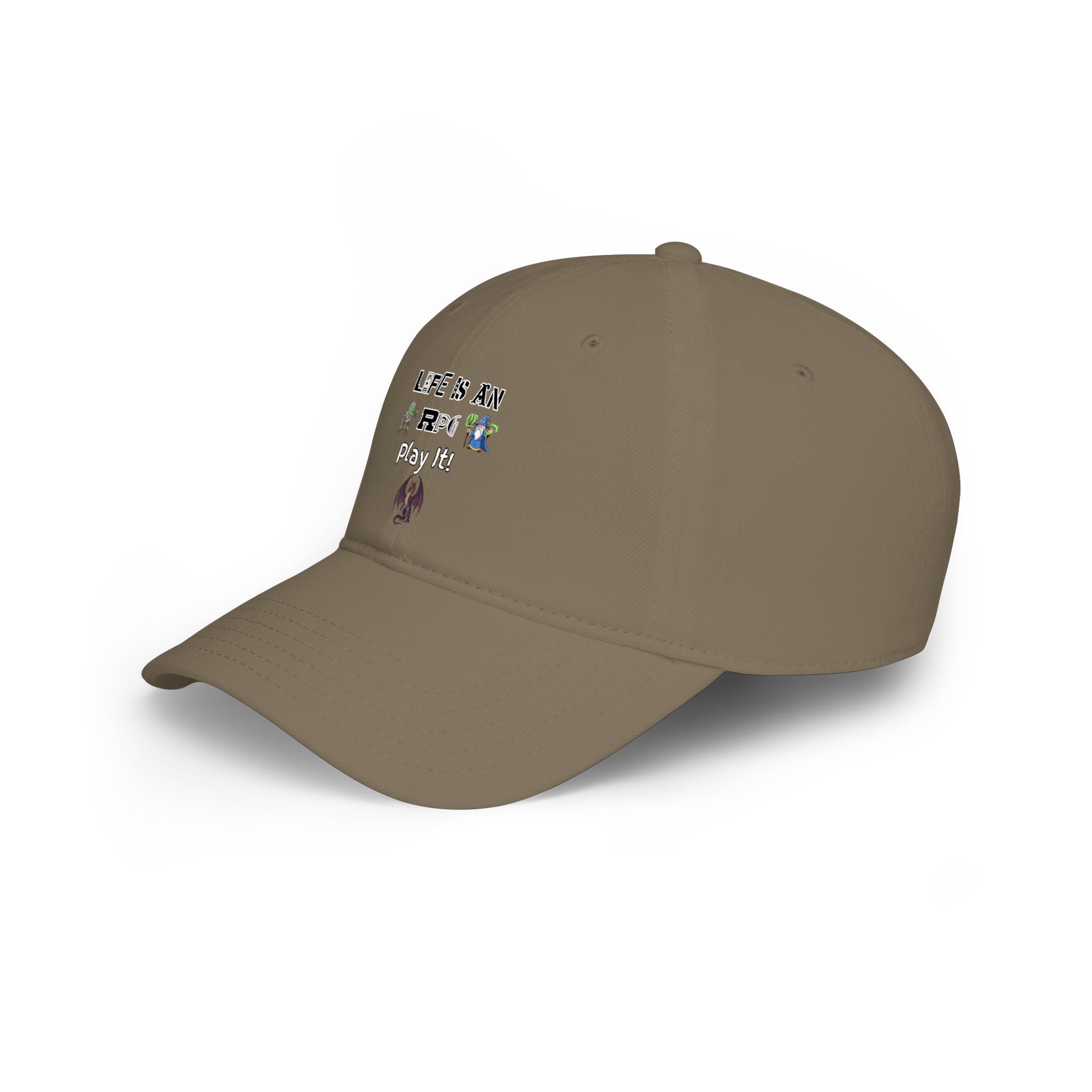 Life Is An RPG Play It! Red Baseball Cap