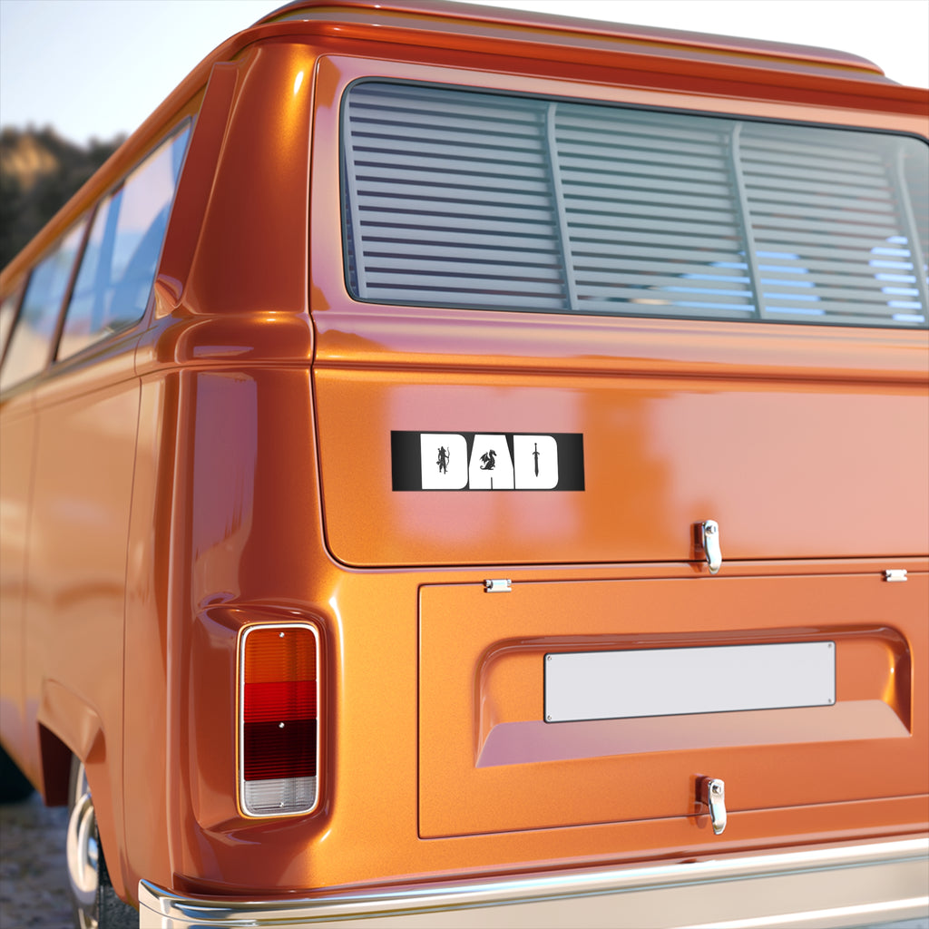 Dad Fantasy Bumper Sticker — RPG Dad D&D Car Decal