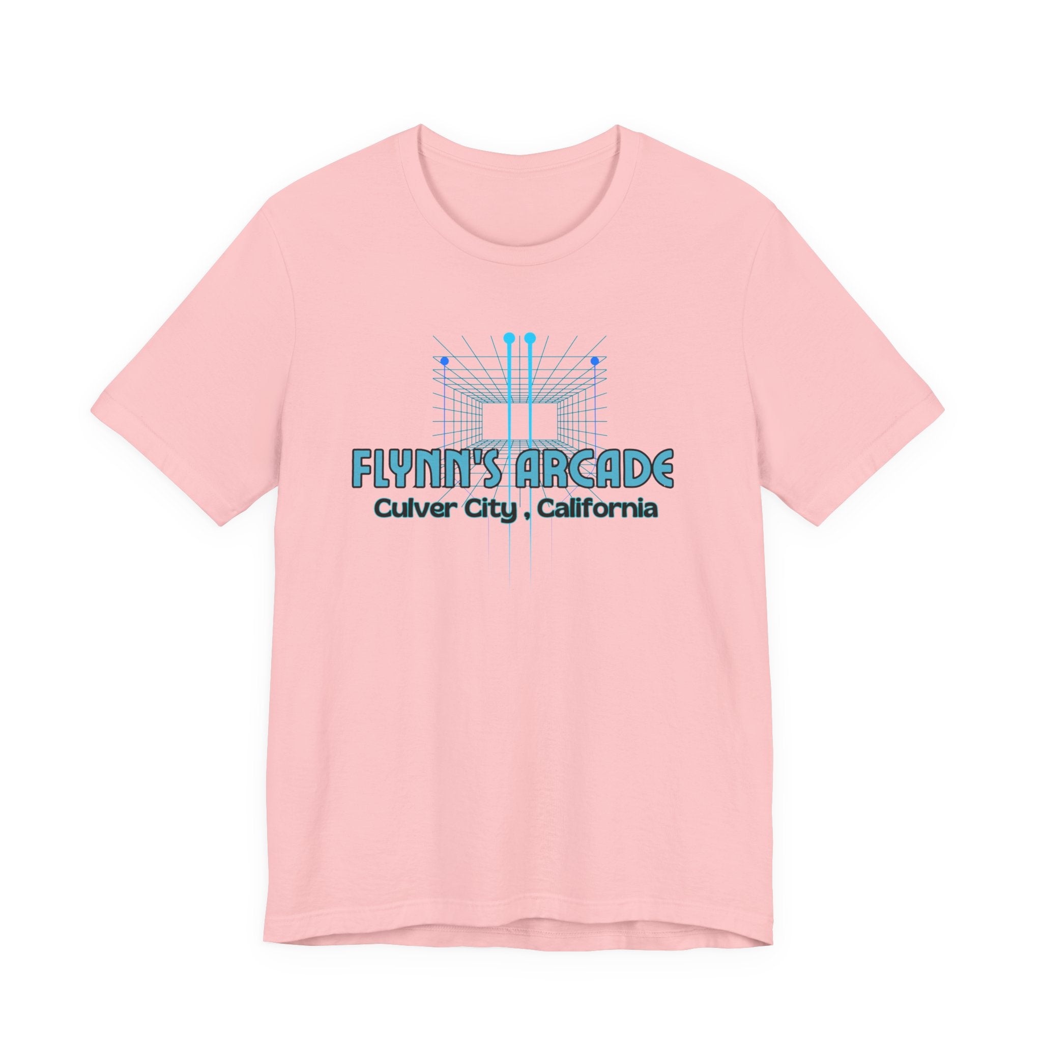 Arcade Tee - "Flynn's Arcade, Culver City, California" Tron Inspired Retro Gaming T-Shirt