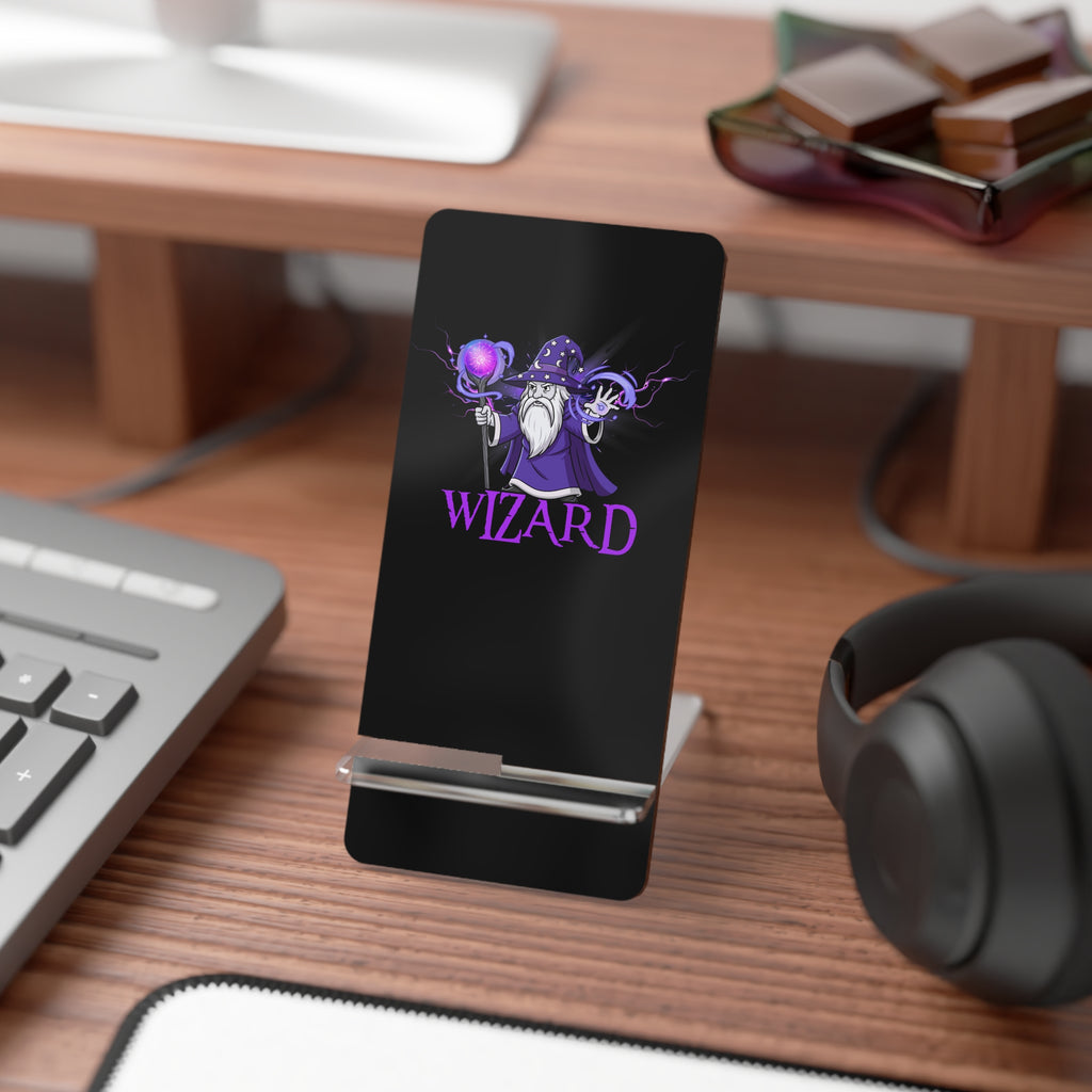 Wizard Phone Stand — Desktop Mobile Display Holder with Wizard Design