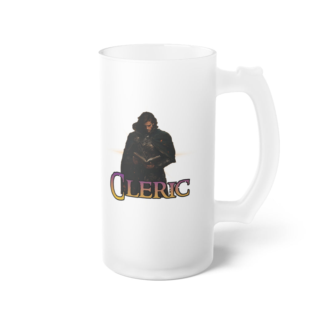 D&D Class Cleric Frosted Beer Mug