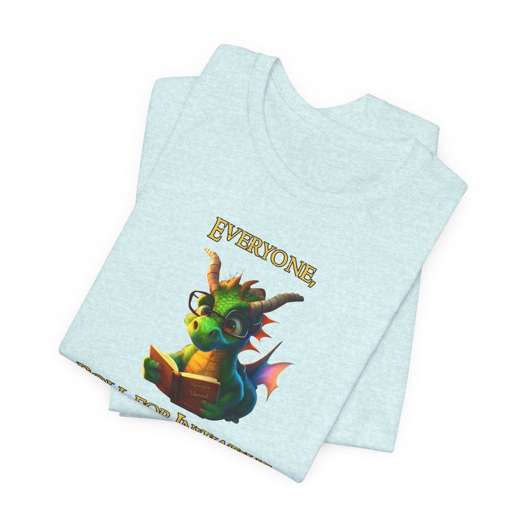 Roll for Initiative Dragon T-Shirt — Cute Fantasy RPG Tee