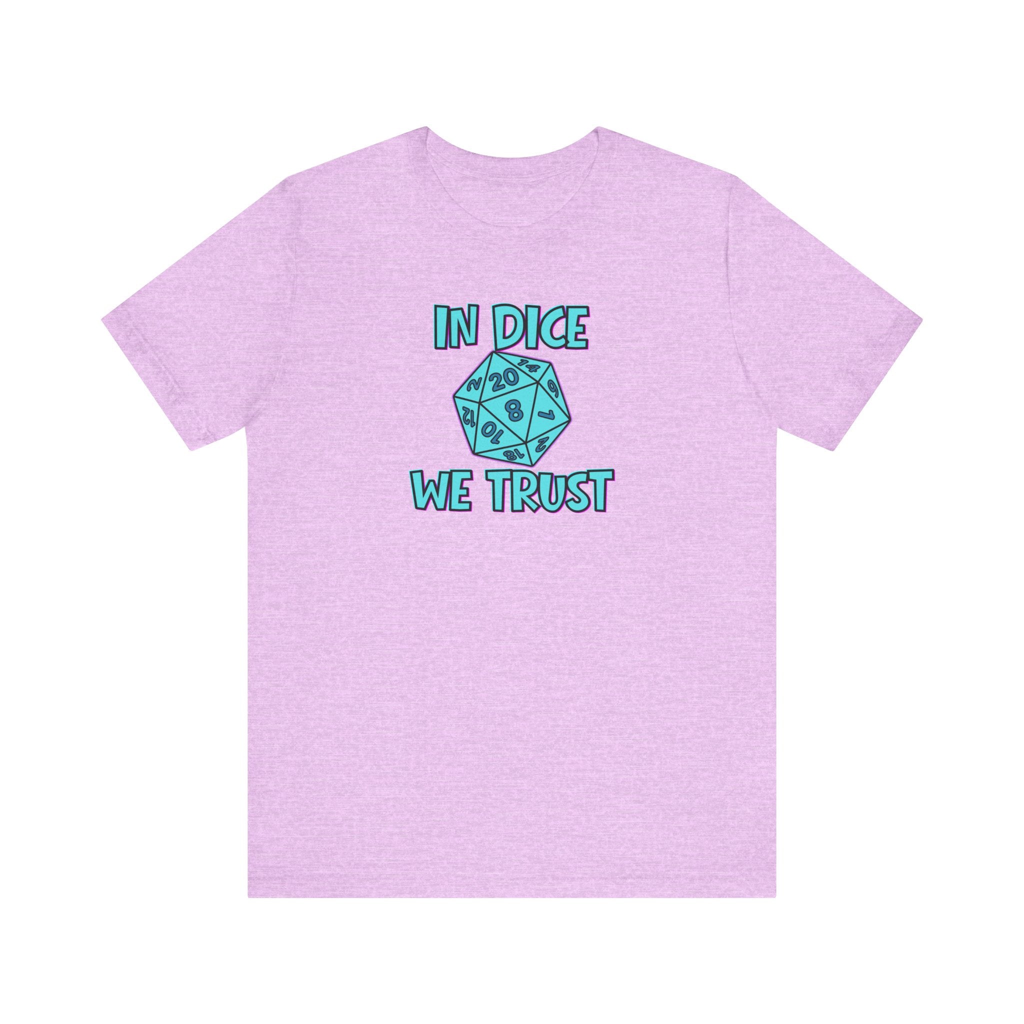 In Dice We Trust D20 T-Shirt — Gamer Dungeons & Dragons Tee
