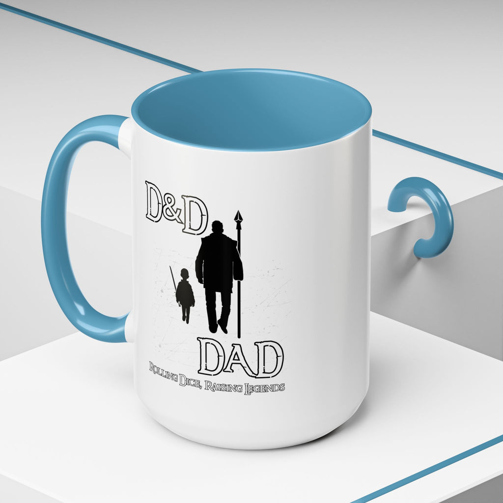 D&D Dad Accent Coffee 15 ozMug — Roleplay Father & Child Gaming Gift