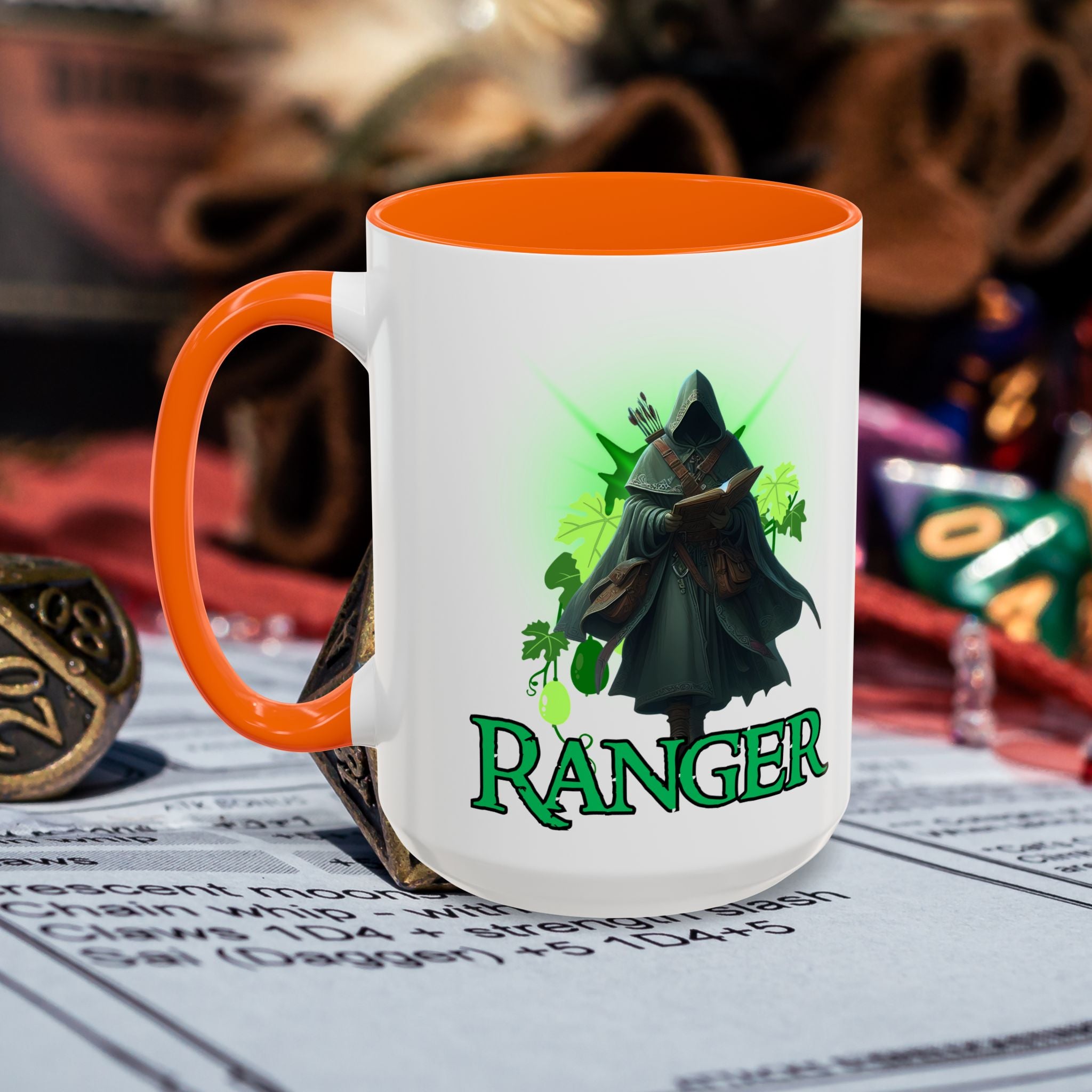 Ranger Coffee Mug — Dungeons & Dragons Inspired Accent Mug (15oz)