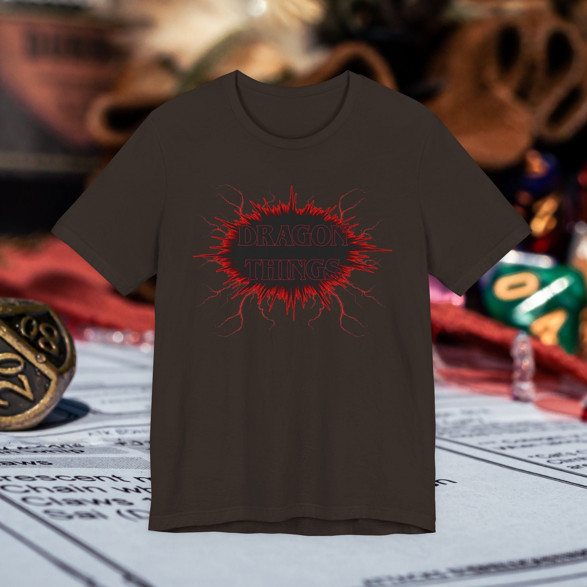 Dragon Things T-Shirt — Graphic (RPG Dice Gamer Tee)