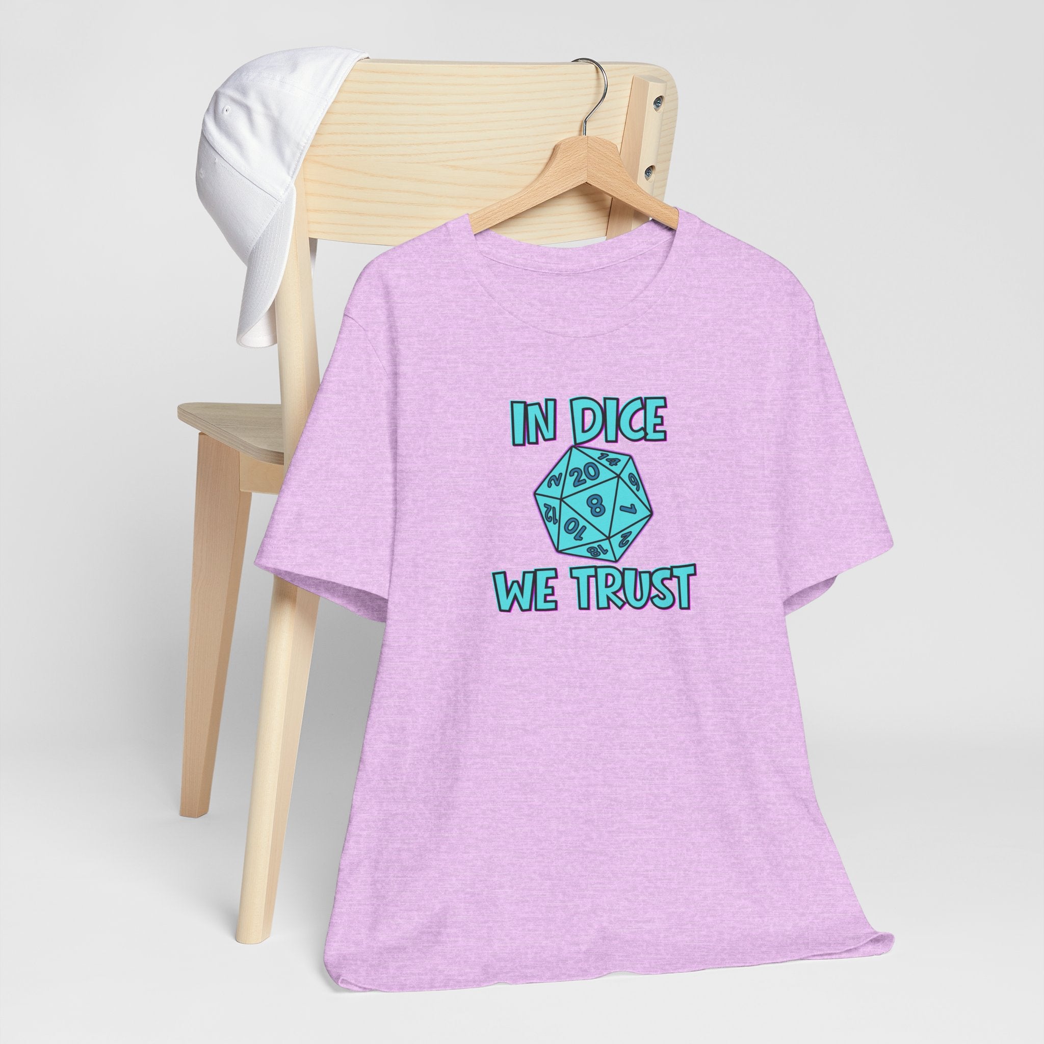 In Dice We Trust D20 T-Shirt — Gamer Dungeons & Dragons Tee