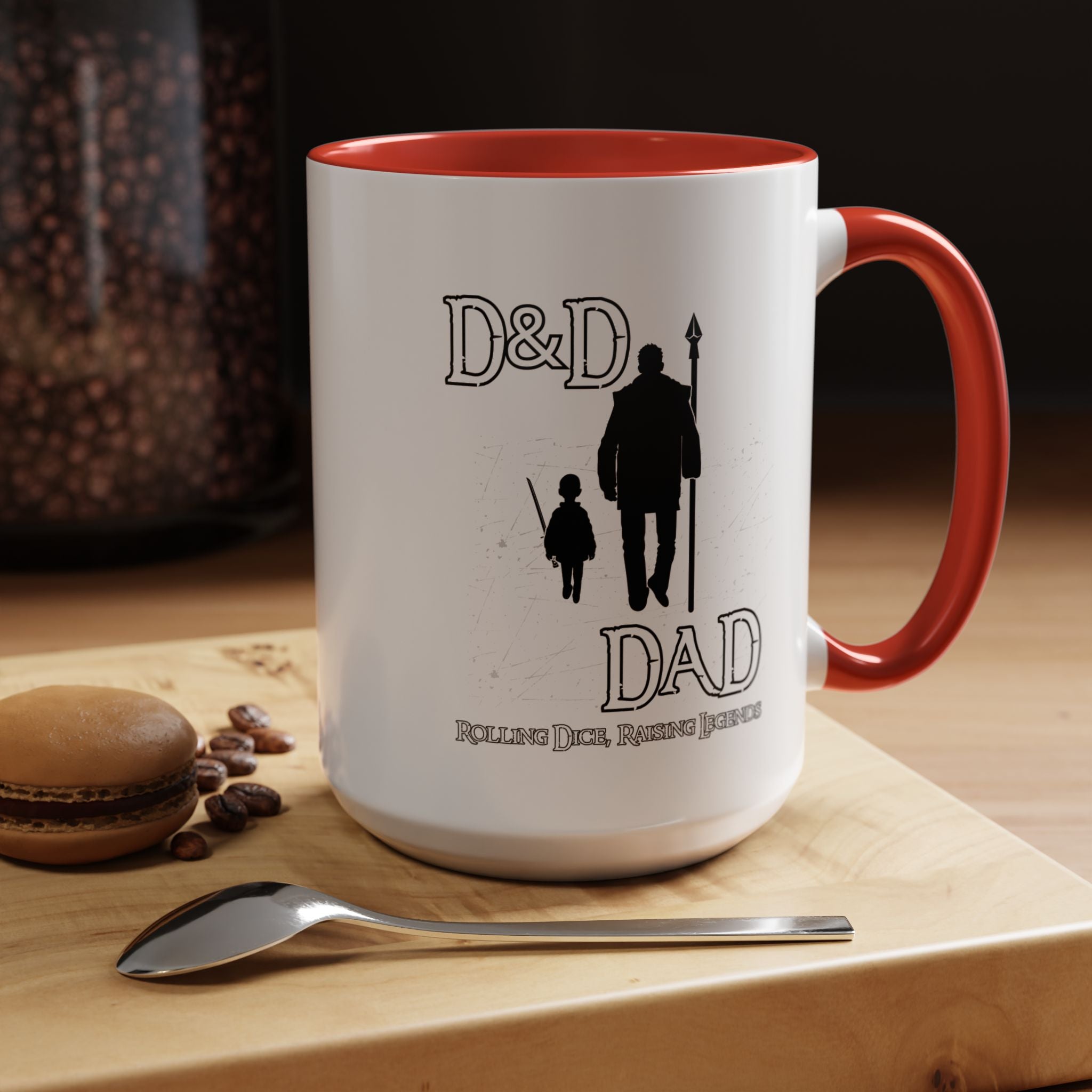 D&D Dad Accent Coffee 15 ozMug — Roleplay Father & Child Gaming Gift