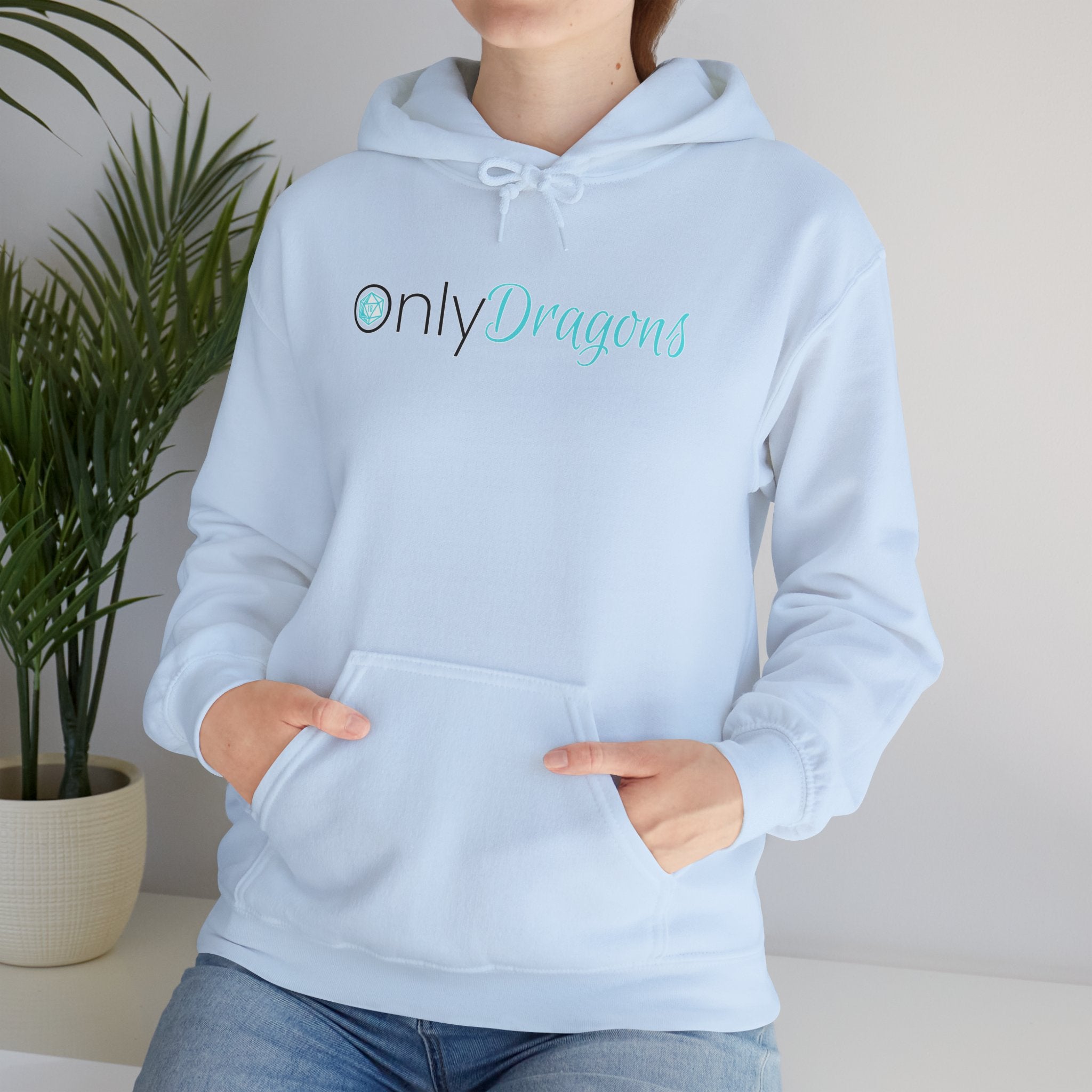 Only Dragons Hoodie —  Gaming & D&D Hooded Sweatshirt
