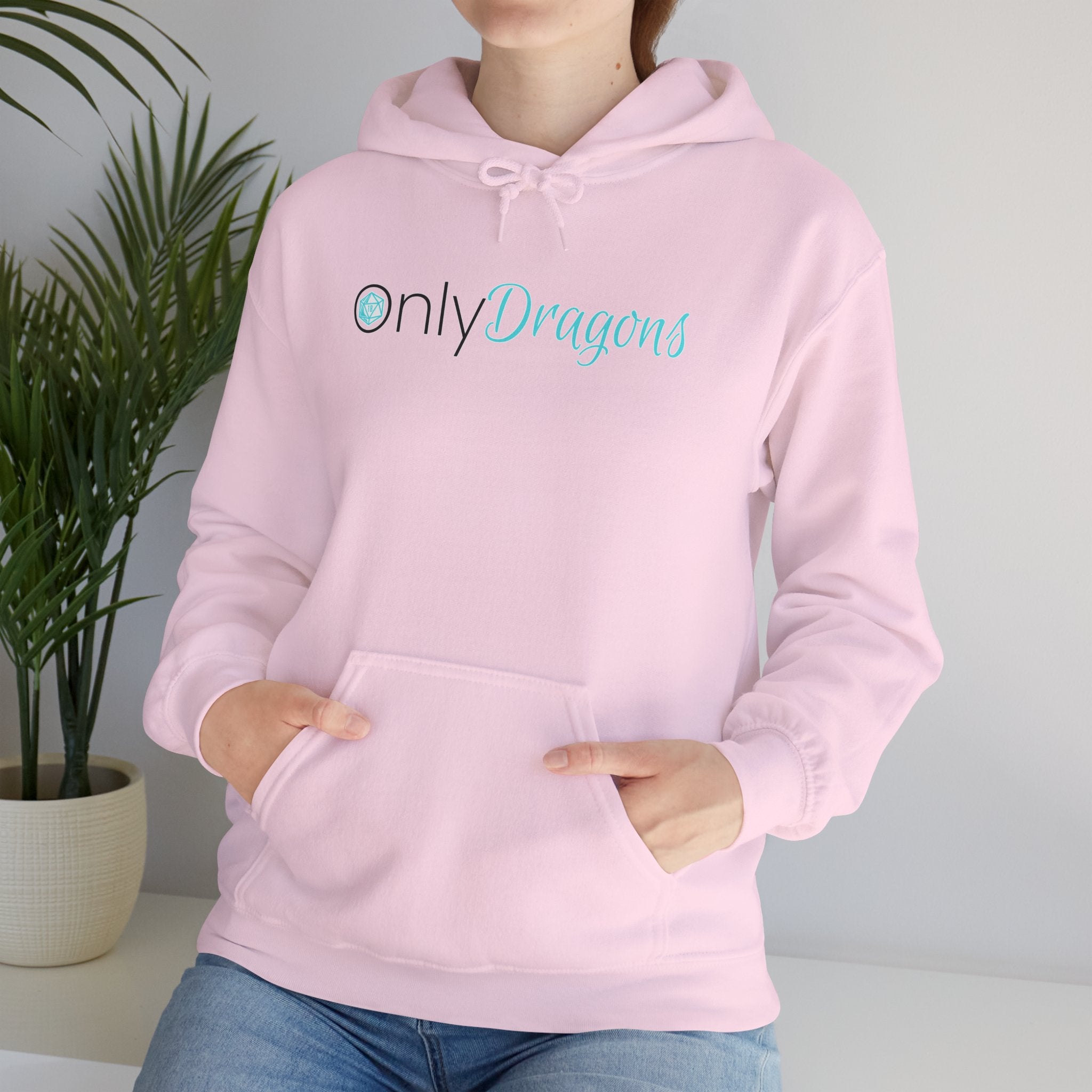 Only Dragons Hoodie —  Gaming & D&D Hooded Sweatshirt