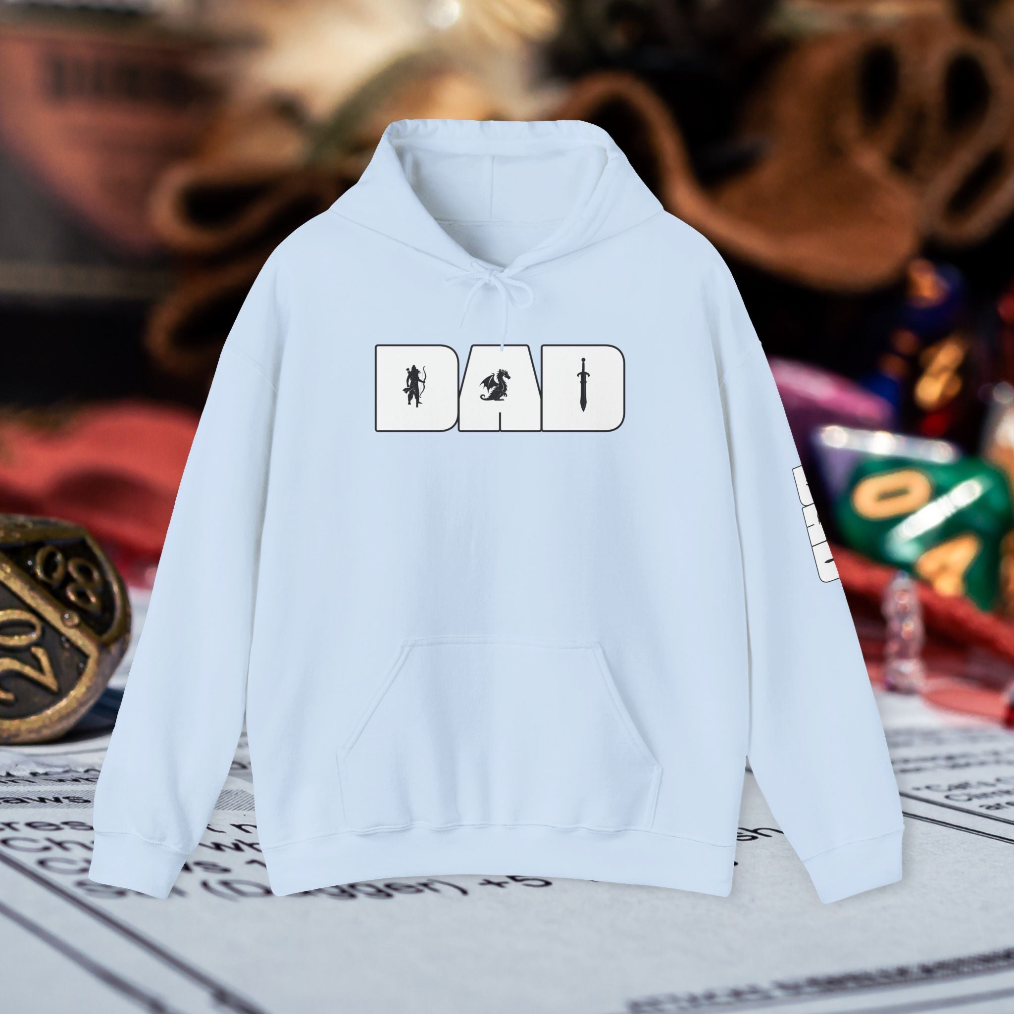 Rpg Dad Icon Hoodie — Badass Dad Hoodie